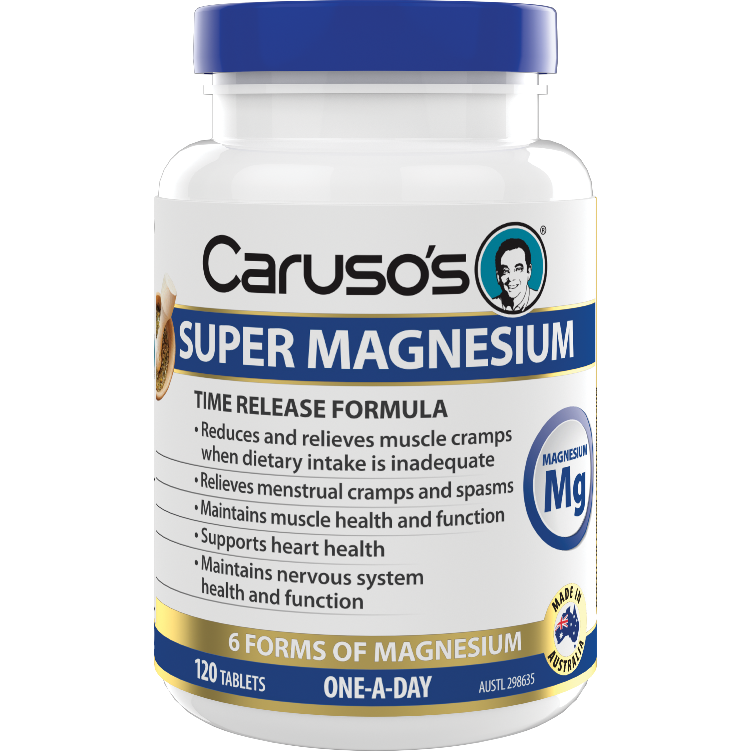CARUSOS SUPER MAGNESIUM 120 TABLETS