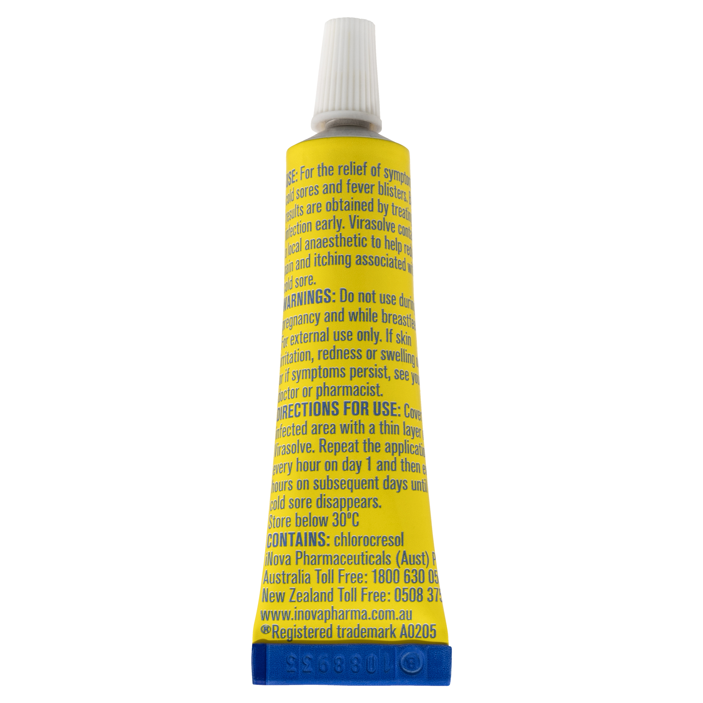 VIRASOLVE COLD SORE CREAM 5G - Image 9