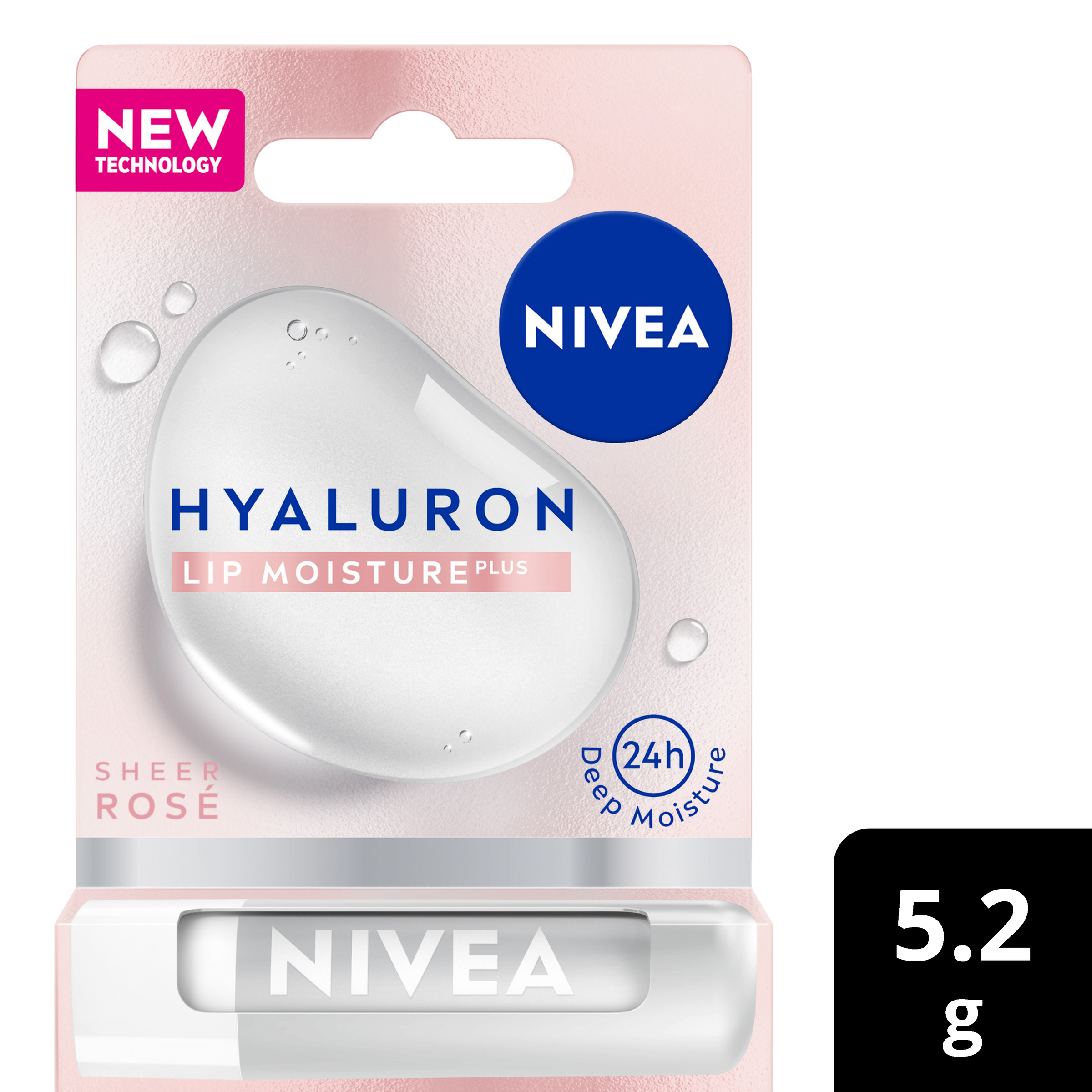 NIVEA LIP BALM STICK HYALURON PINK ROSE 5.2G - Image 11
