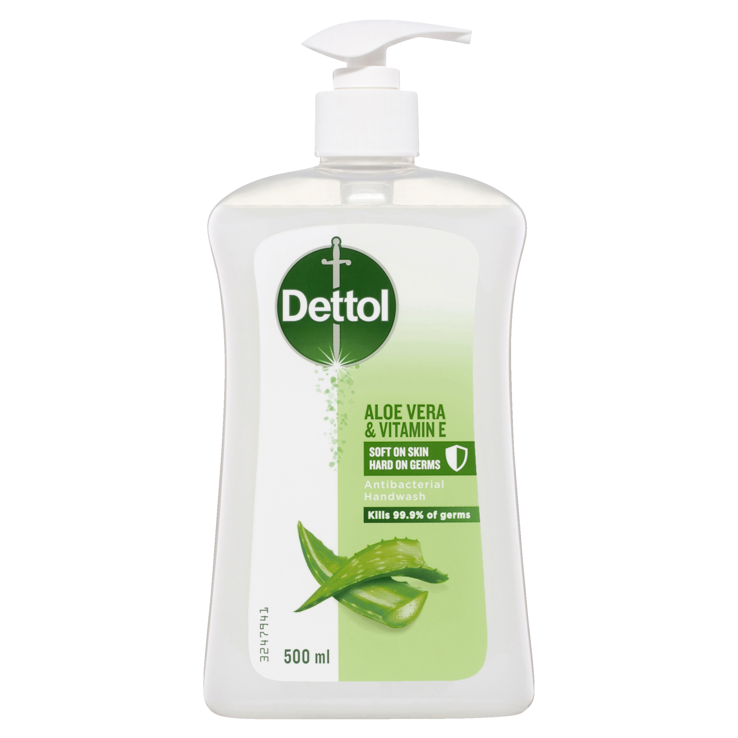 DETTOL SOFT ON SKIN LIQUID HAND WASH ANTIBACTERIAL ALOE VERA 500ML