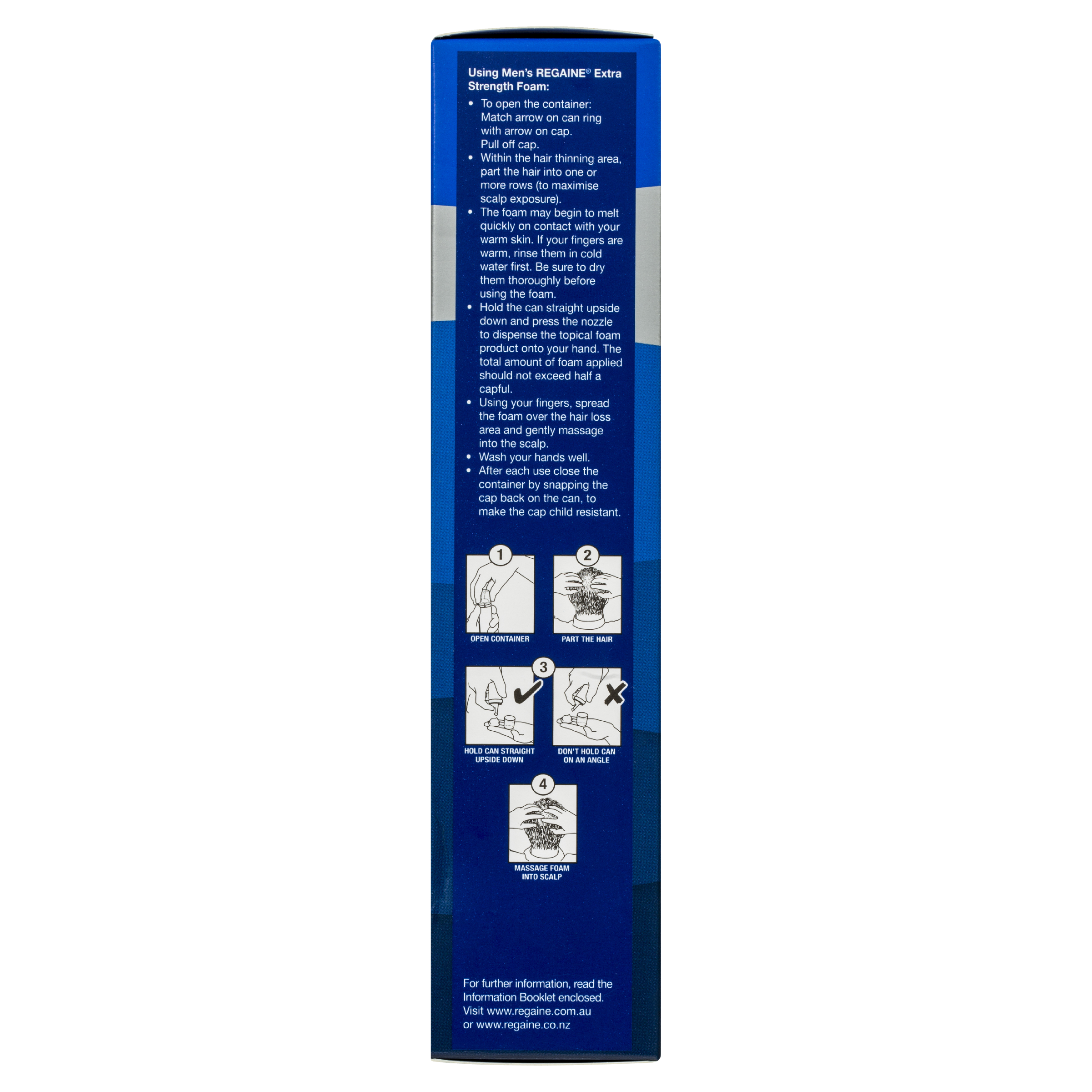 REGAINE MENS EXTRA STRENGTH TREATMENT FOAM 5% 60G - Image 3