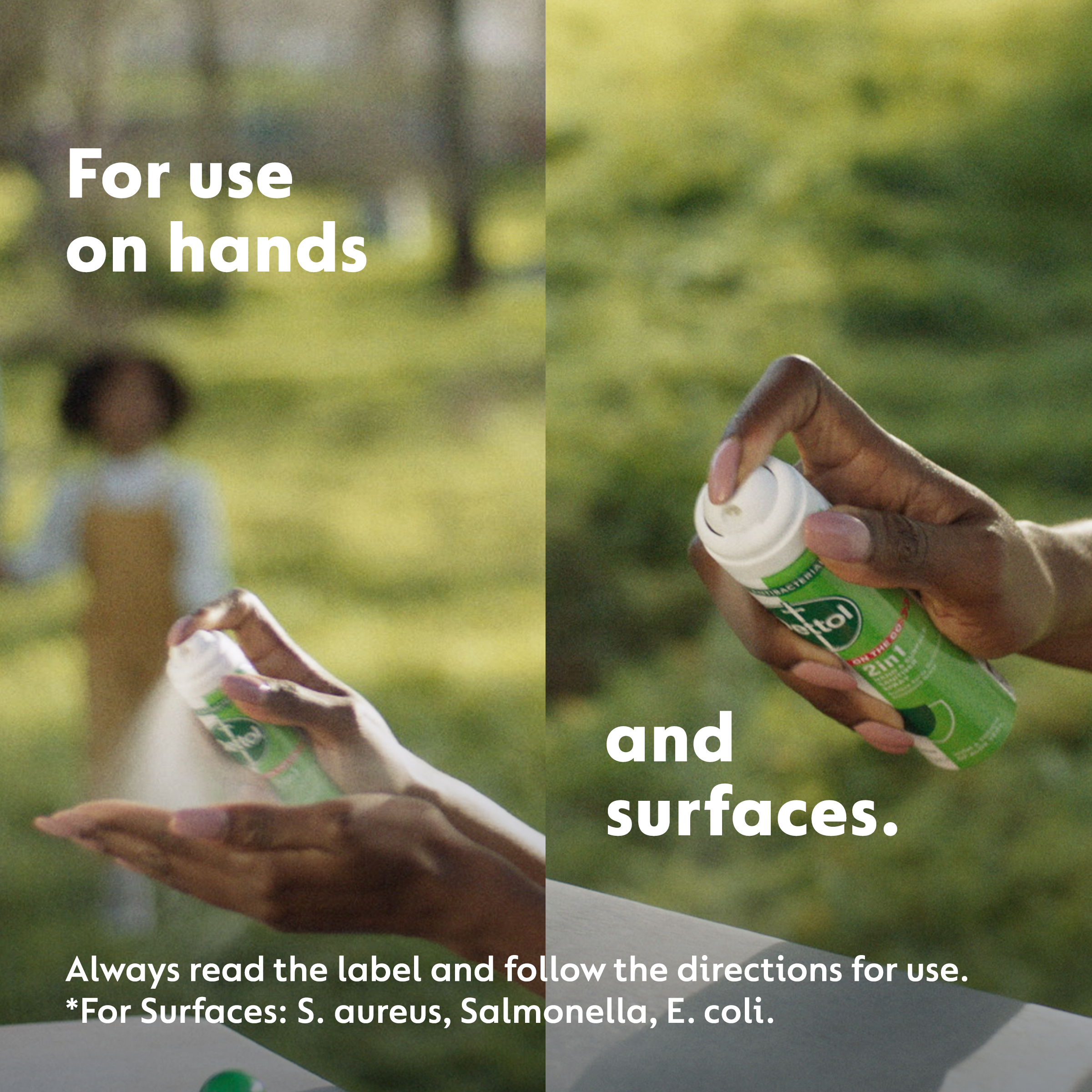 DETTOL 2IN1 HANDS & SURFACES H/SANITISER SPRAY ALOE 90ML - Image 3