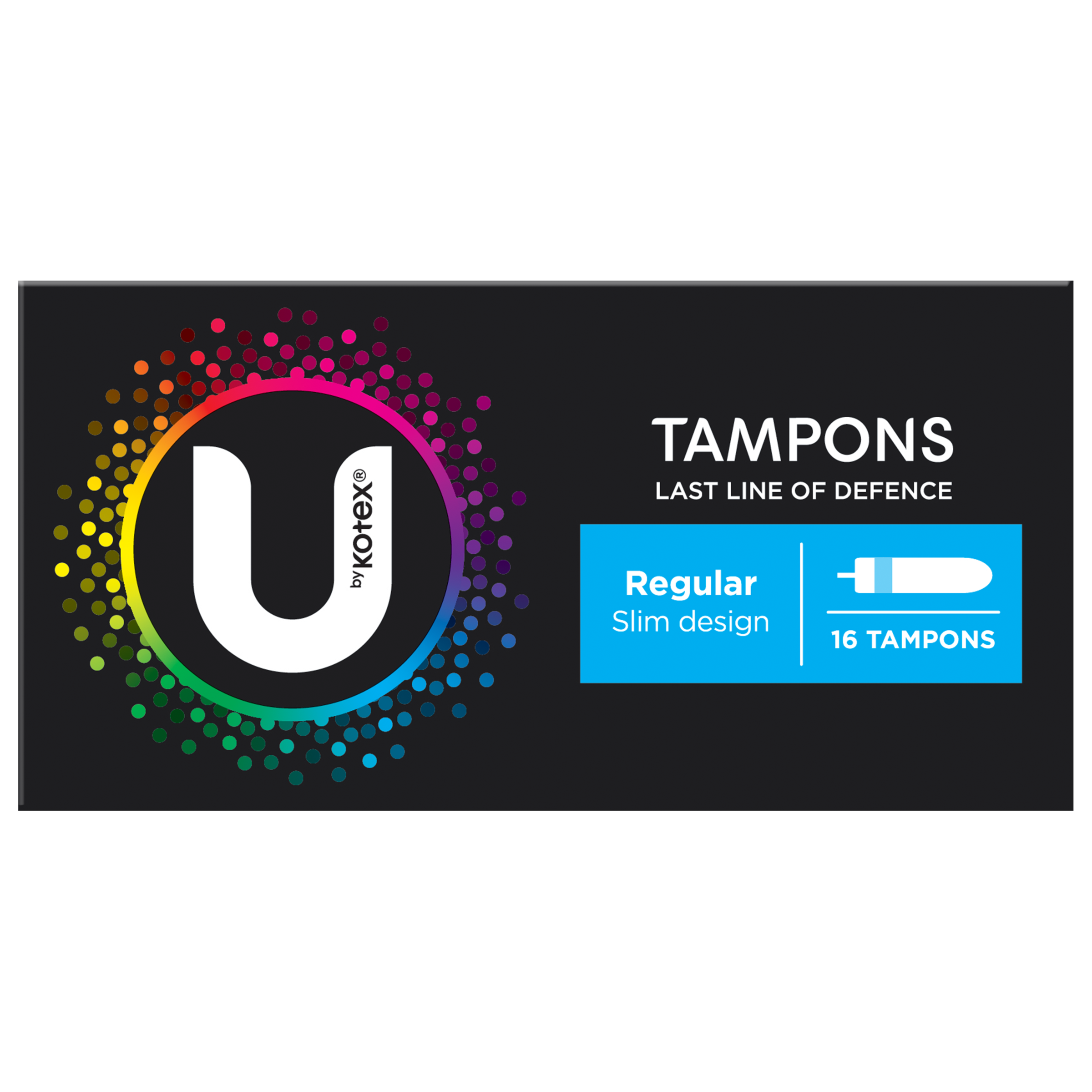 U BY KOTEX TAMPONS REGULAR 16 PACK - Image 2