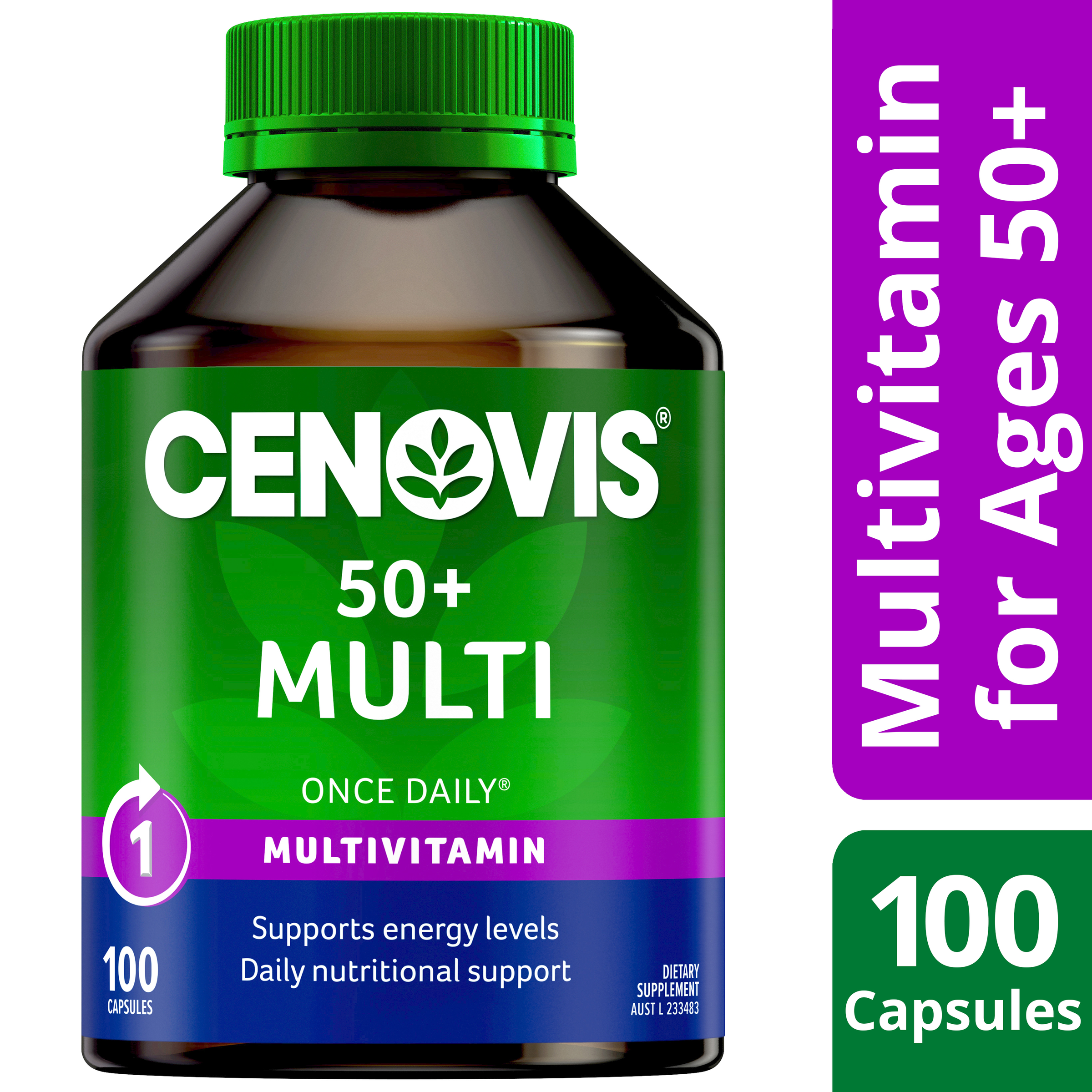CENOVIS 50+ MULTI 100 CAPSULES - Image 11
