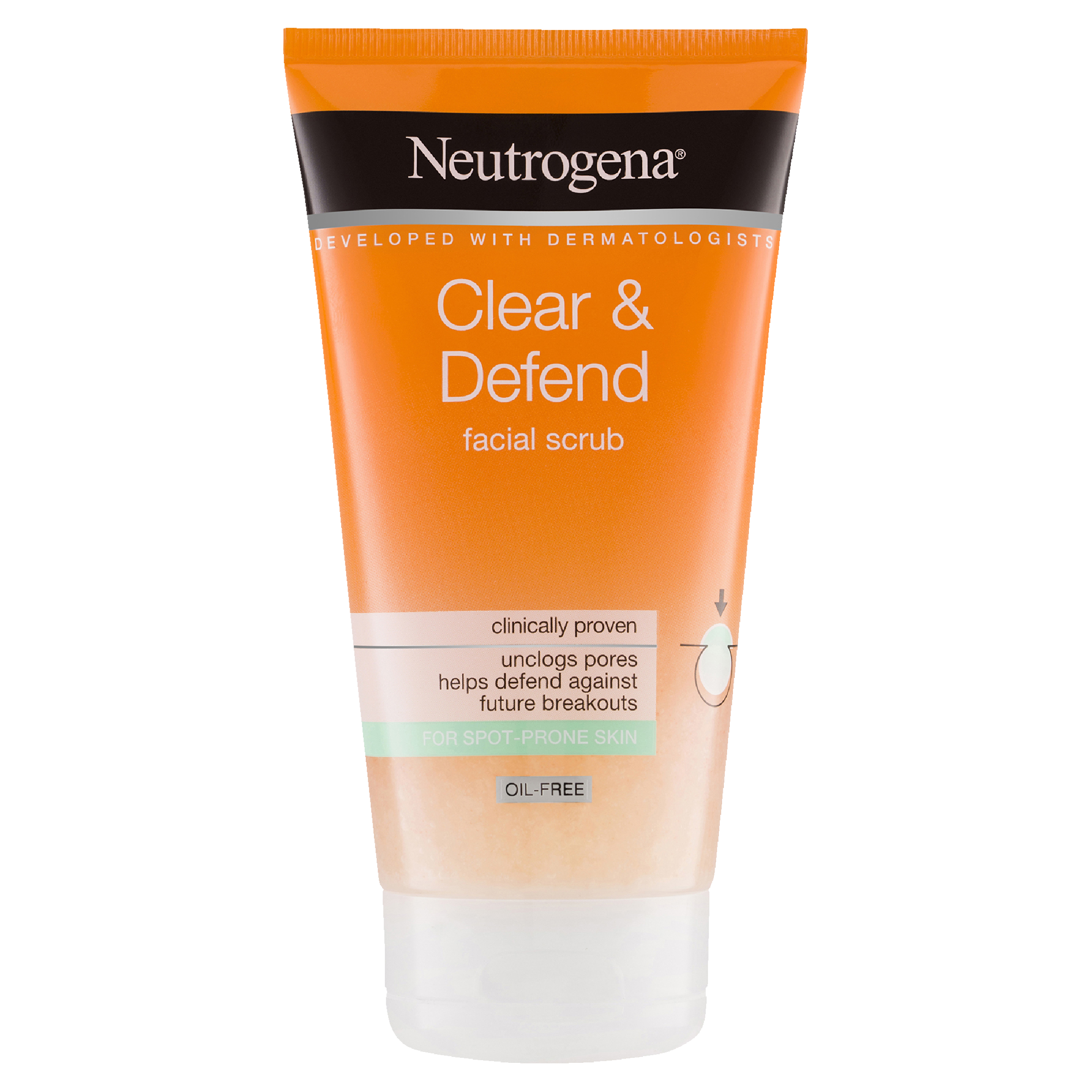 NEUTROGENA VISIBLY CLEAR SCRUB 150ML