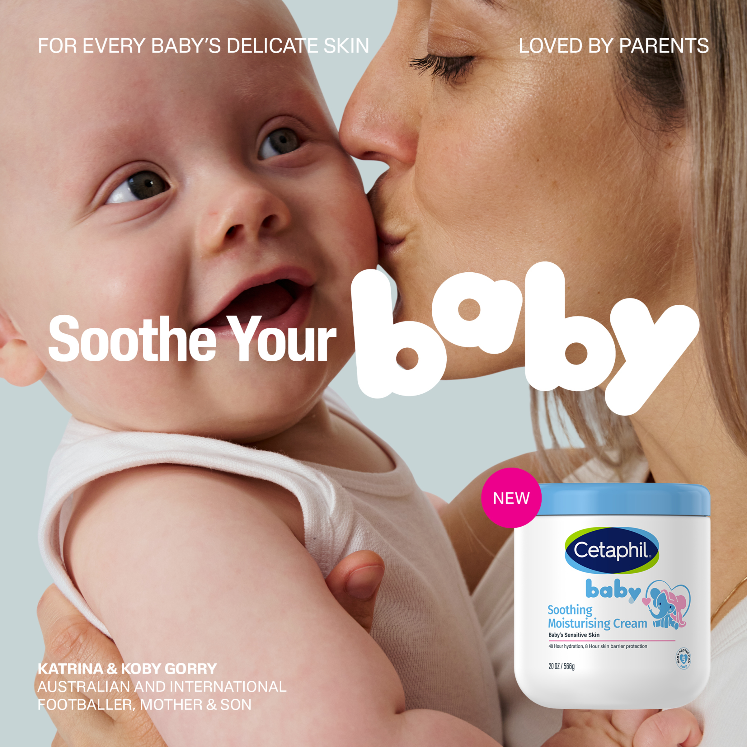 CETAPHIL BABY SOOTHING MOISTURISING CREAM 566G - Image 3