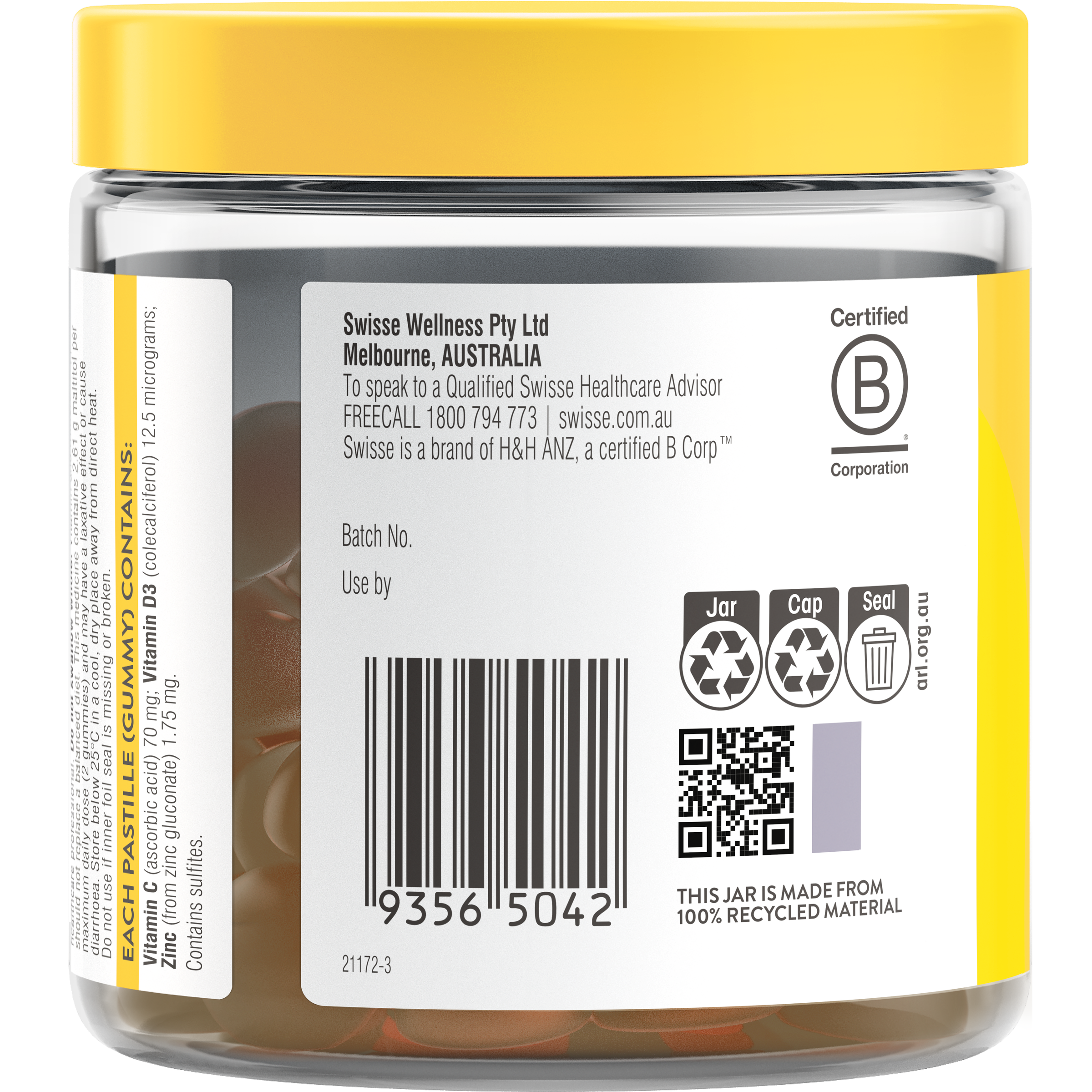 SWISSE ULTIBOOST IMMUNE 60 GUMMIES - Image 4