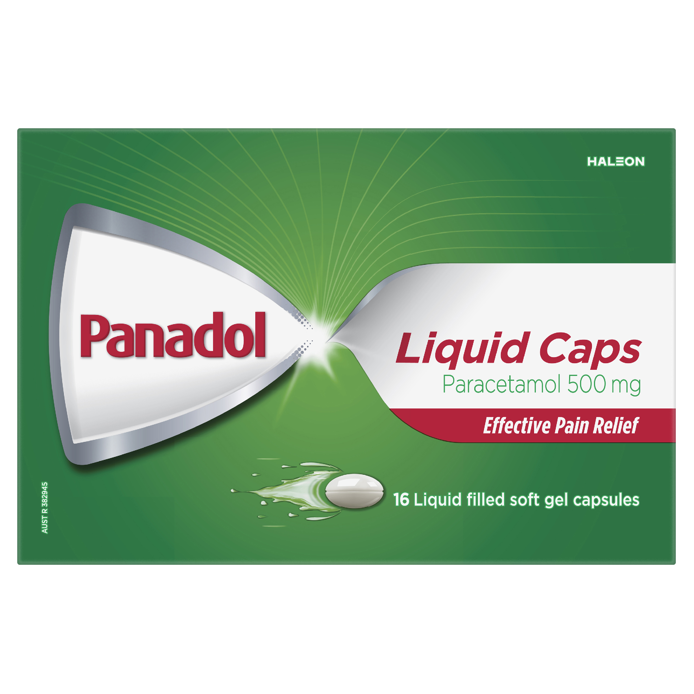 PANADOL 500MG 16 LIQUID CAPSULES - Image 2