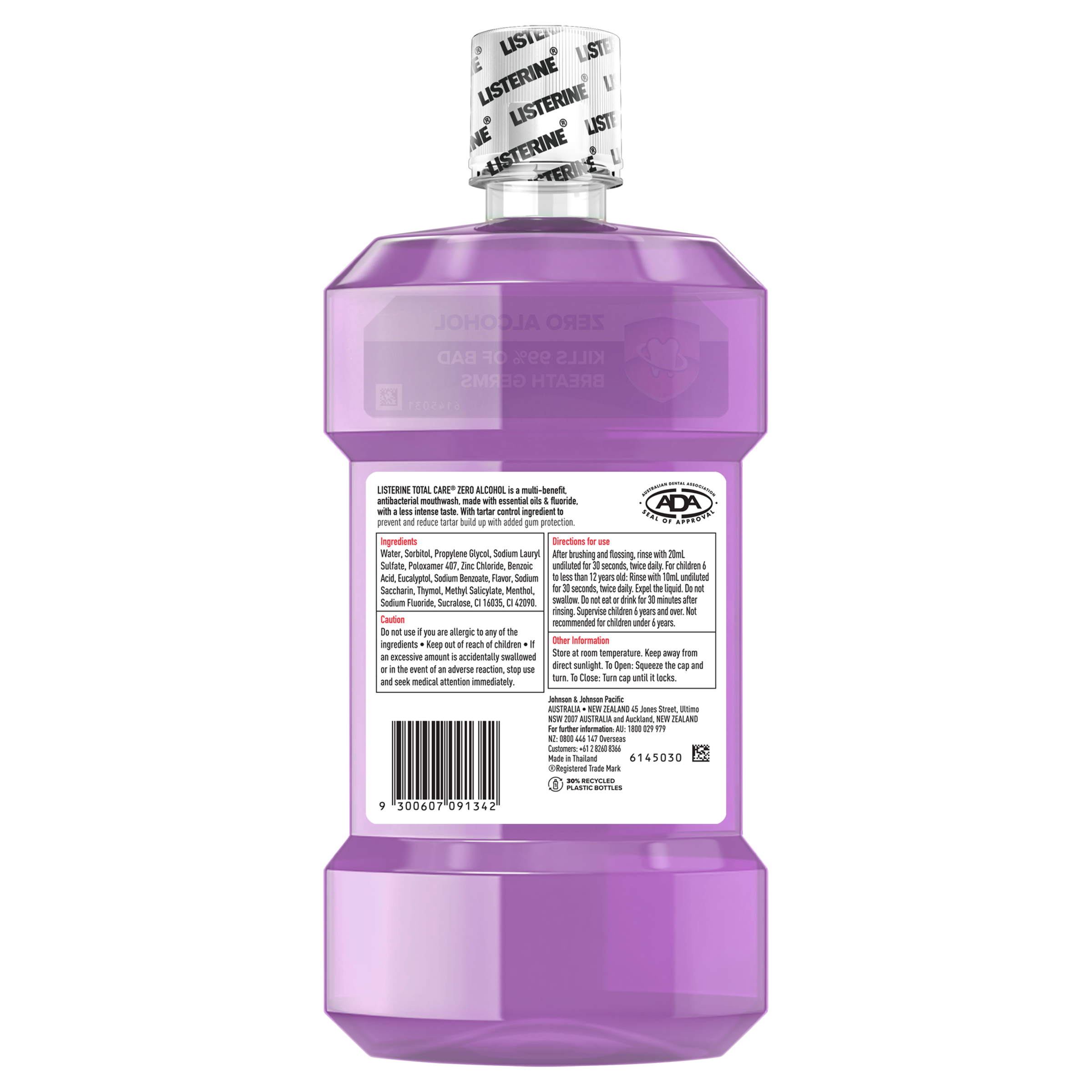 LISTERINE MOUTH WASH TOTAL CARE ZERO 750ML - Image 2