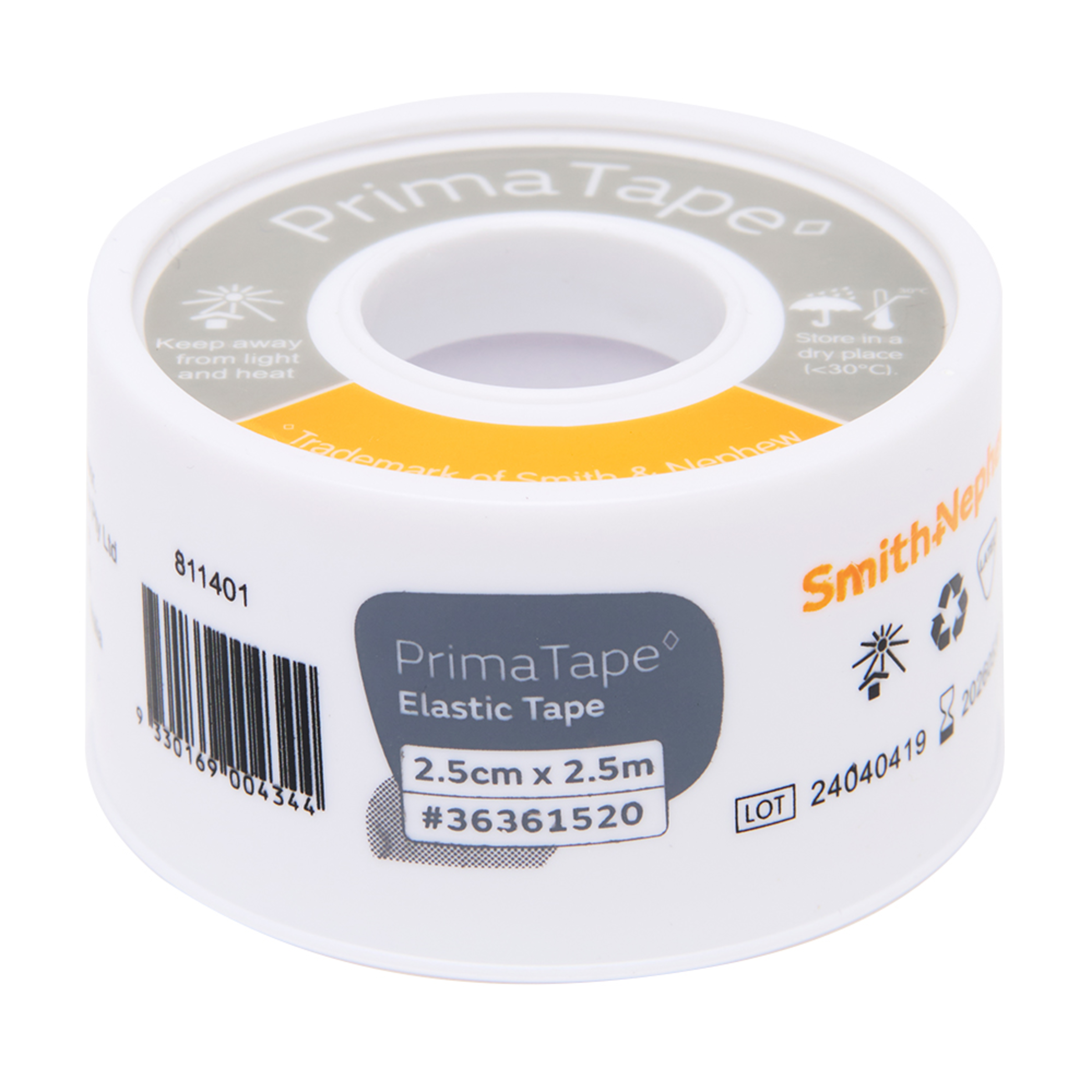 PRIMATAPE ELASTIC 2.5CM X 2.5M