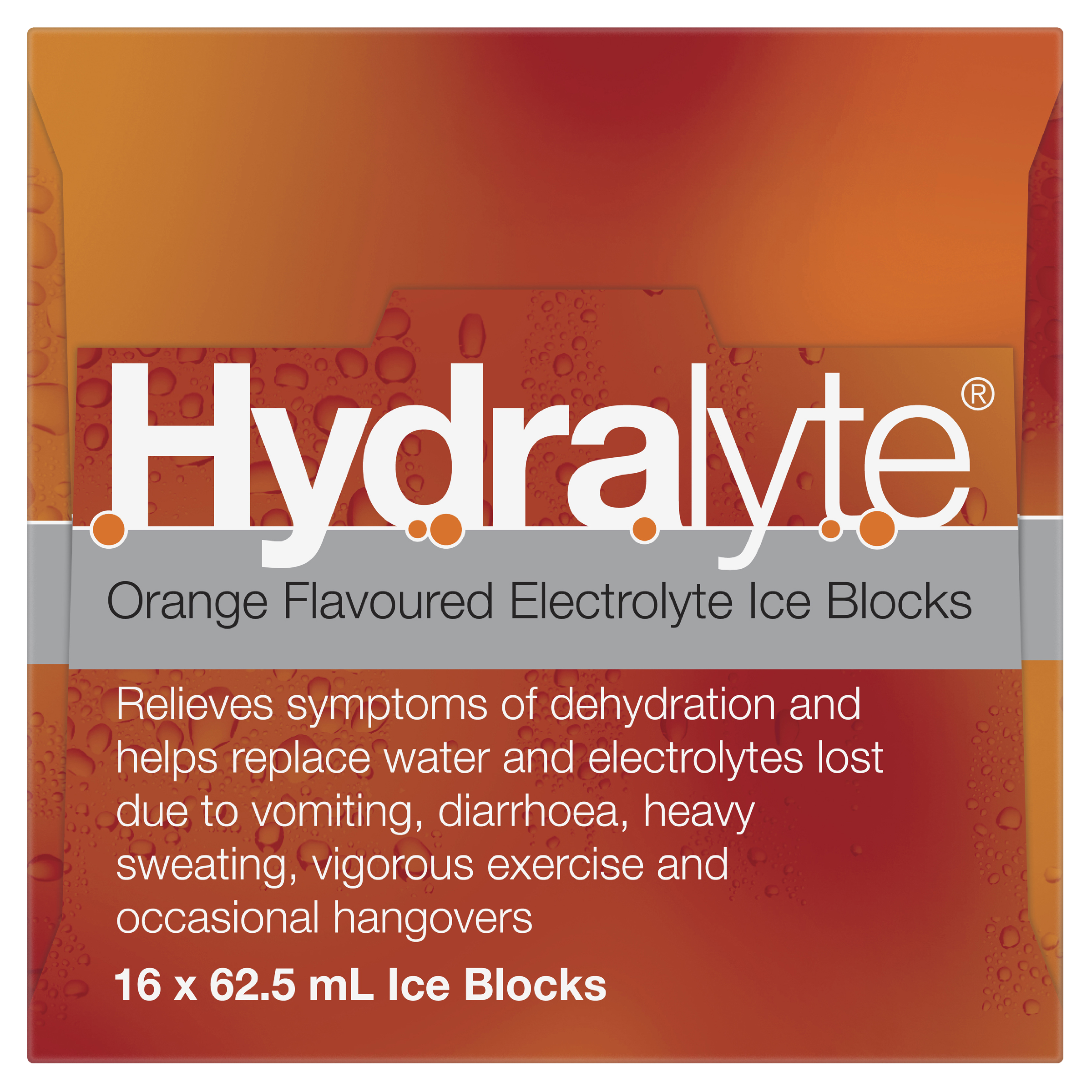 HYDRALYTE ICE BLOCKS ORANGE 16 PACK - Image 5