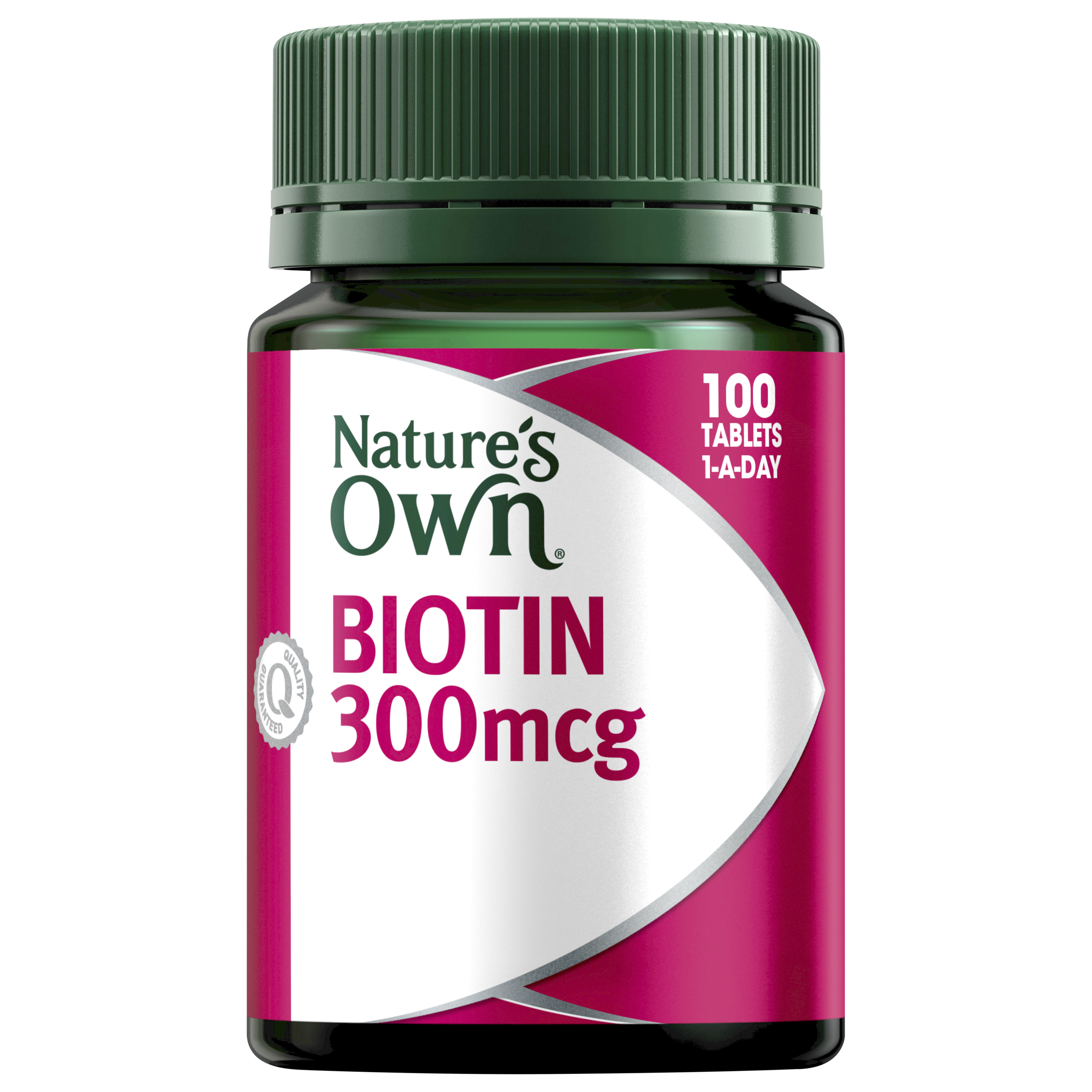 NATURES OWN BIOTIN 300MCG 100 TABLETS - Image 10