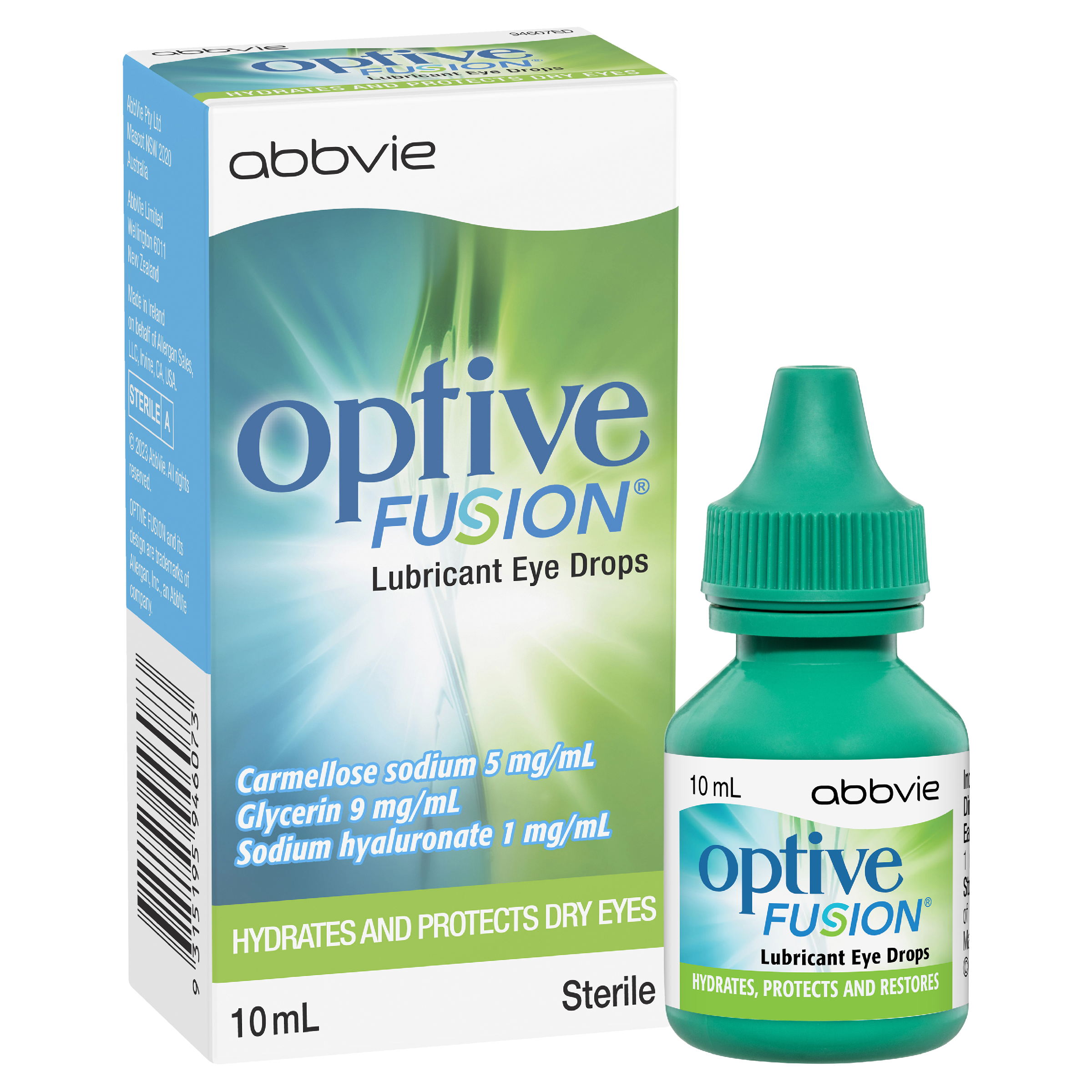 OPTIVE FUSION LUBRICANT EYE DROPS 10ML - Image 8