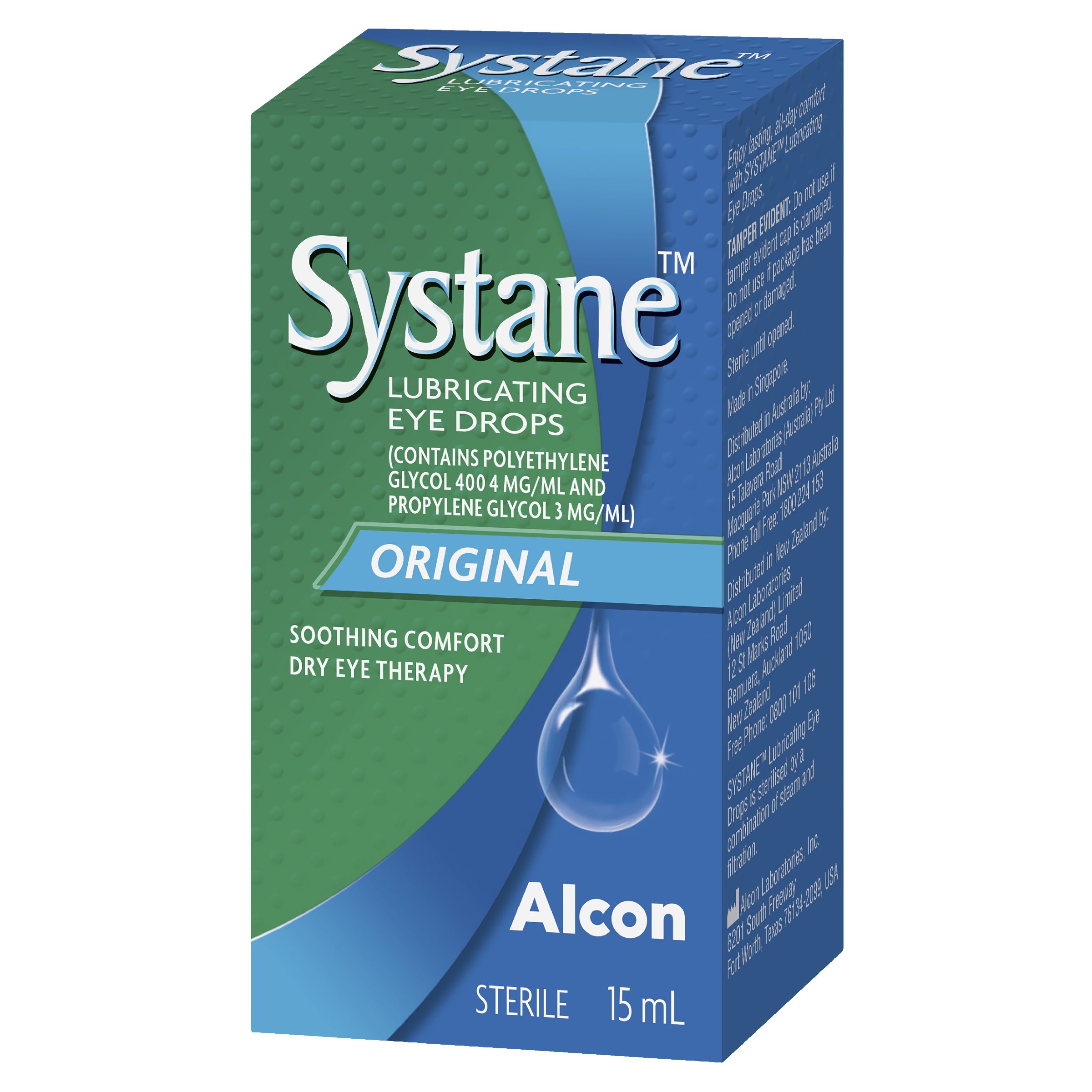 SYSTANE ORIGINAL LUBRICANT EYE DROPS 15ML