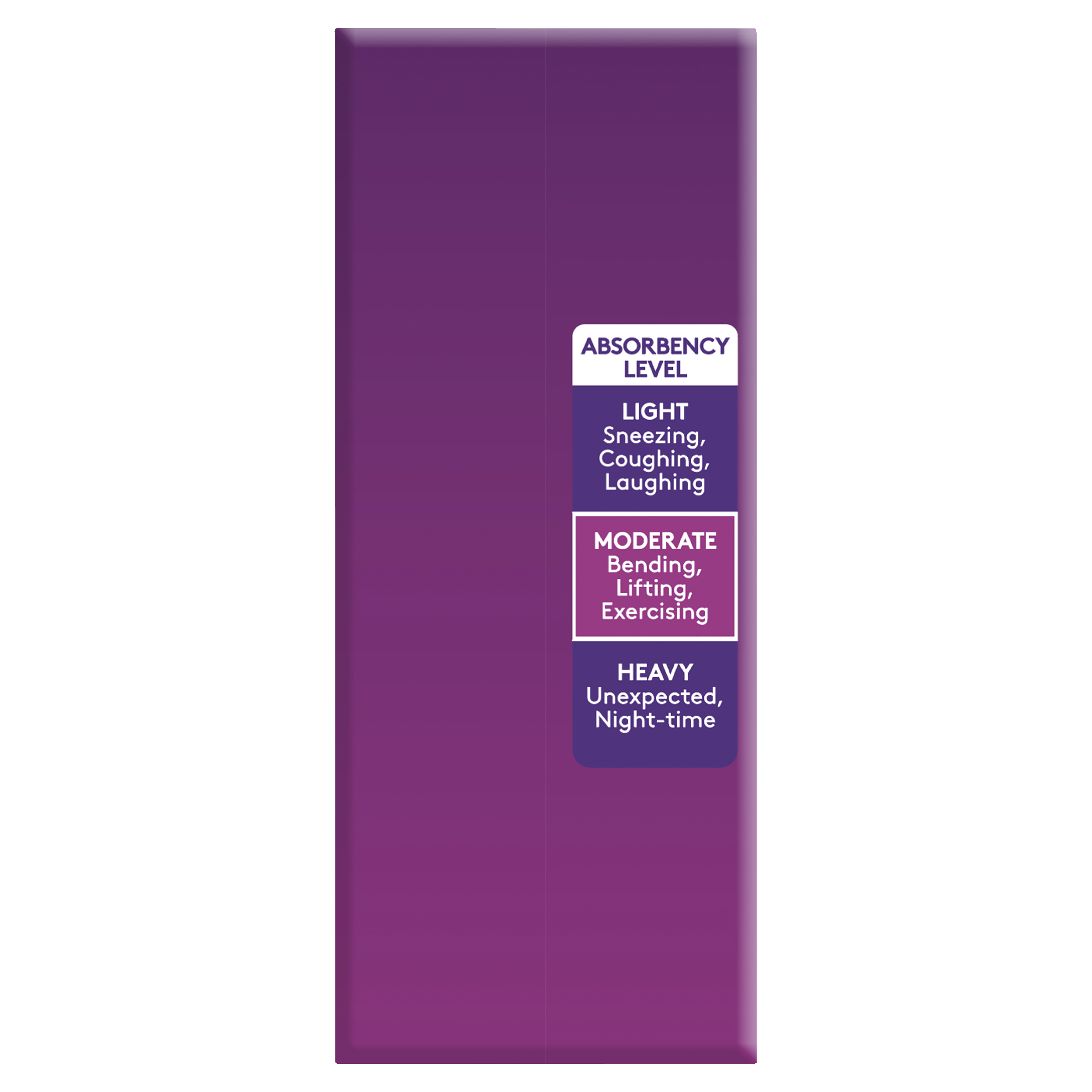 POISE 3-IN-1 PADS EXTRA 4.5D 12 PACK - Image 3