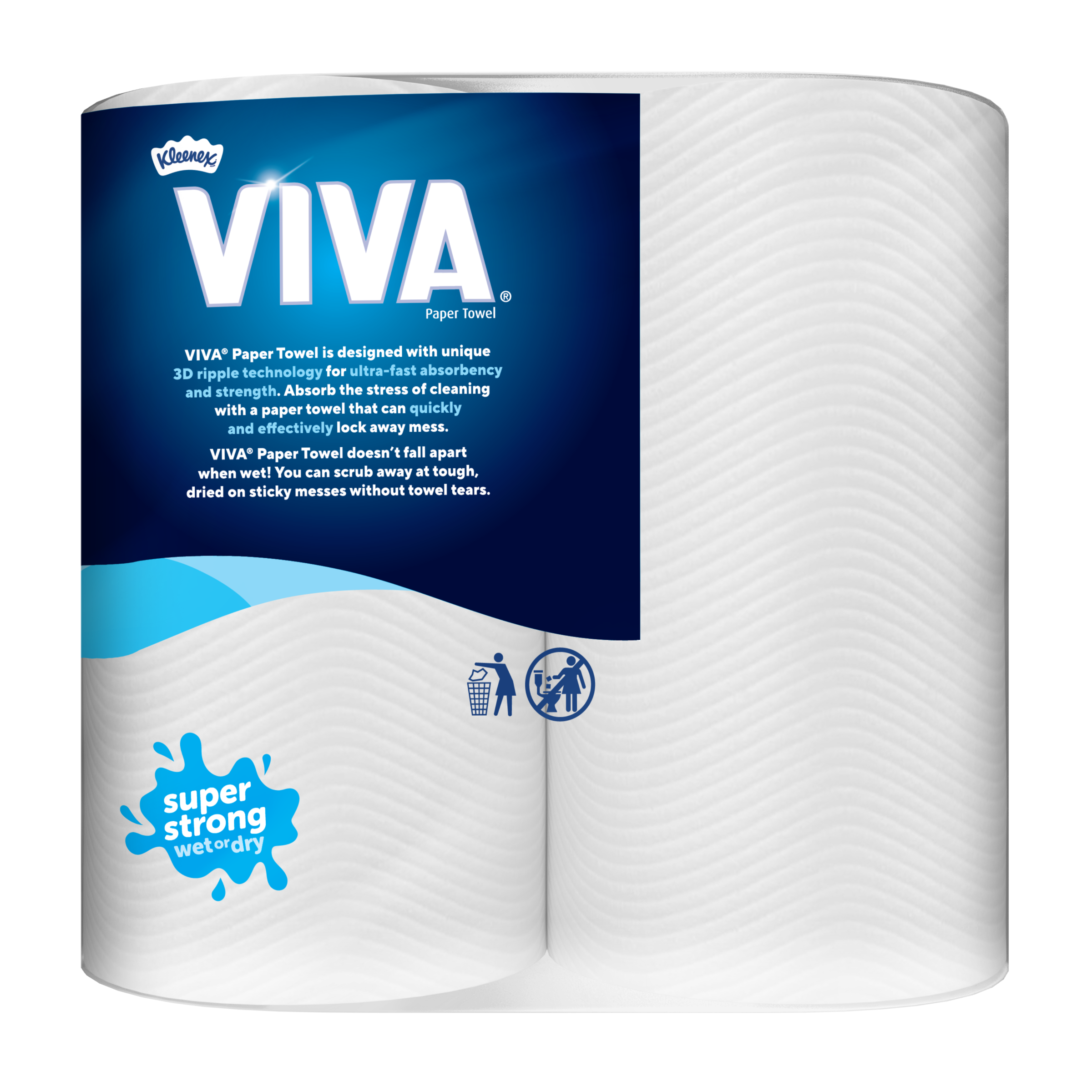 KLEENEX VIVA PAPER TOWEL 60 SHEETS 2 PACK - Image 4