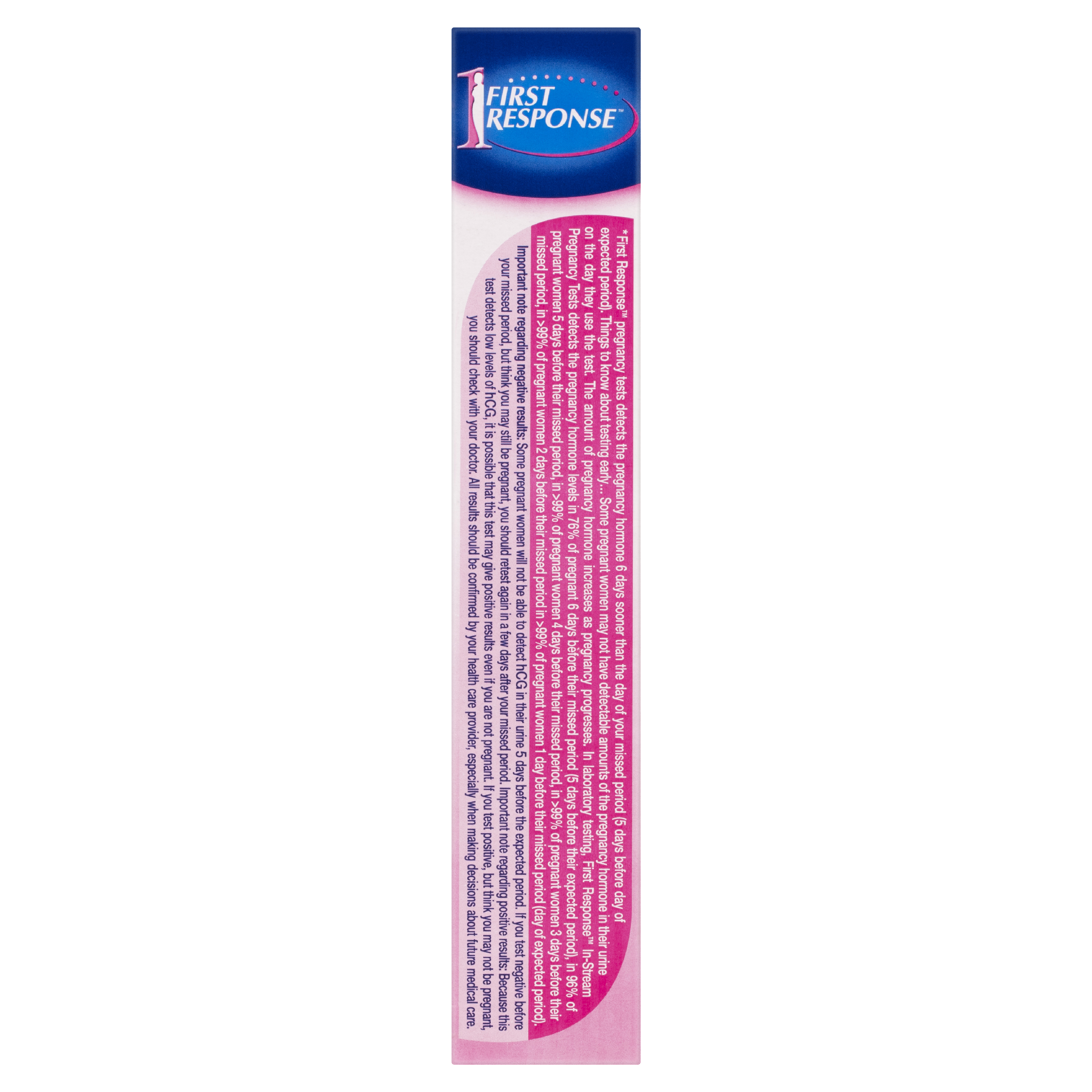 FIRST RESPONSE EARLY RESULT IN-STREAM PREGNANCY TEST 1 PACK - Image 6