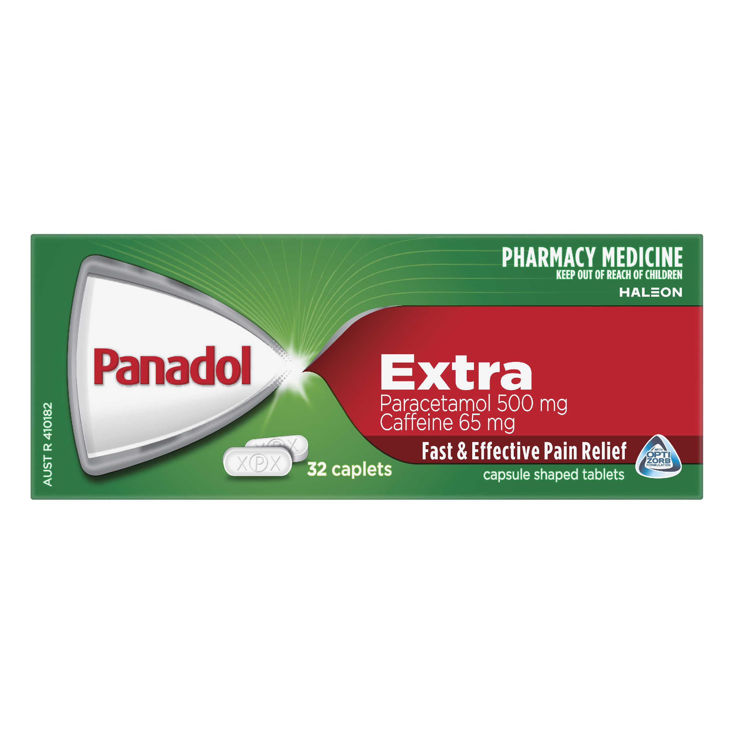 PANADOL EXTRA WITH OPTIZORB 32 CAPLETS - Image 2
