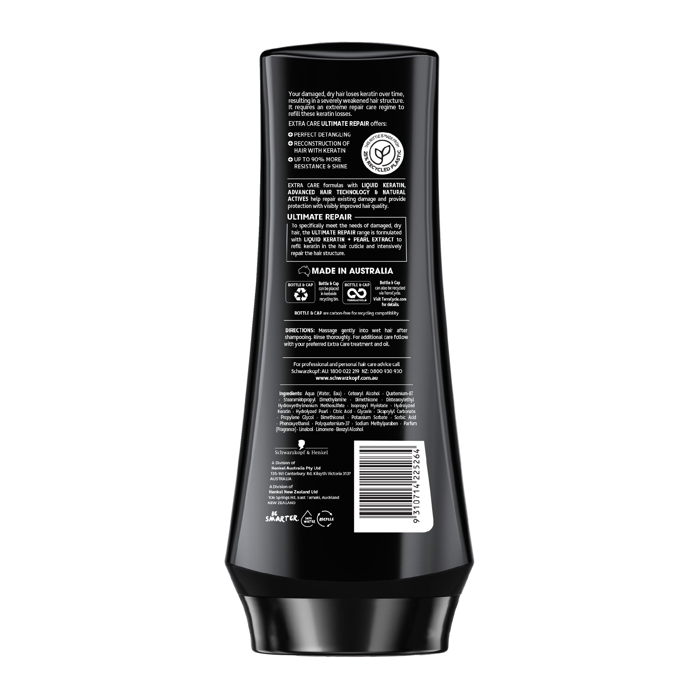 SCHWARZKOPF EXTRA CARE ULTIMATE REPAIR CONDITIONER 400ML - Image 2