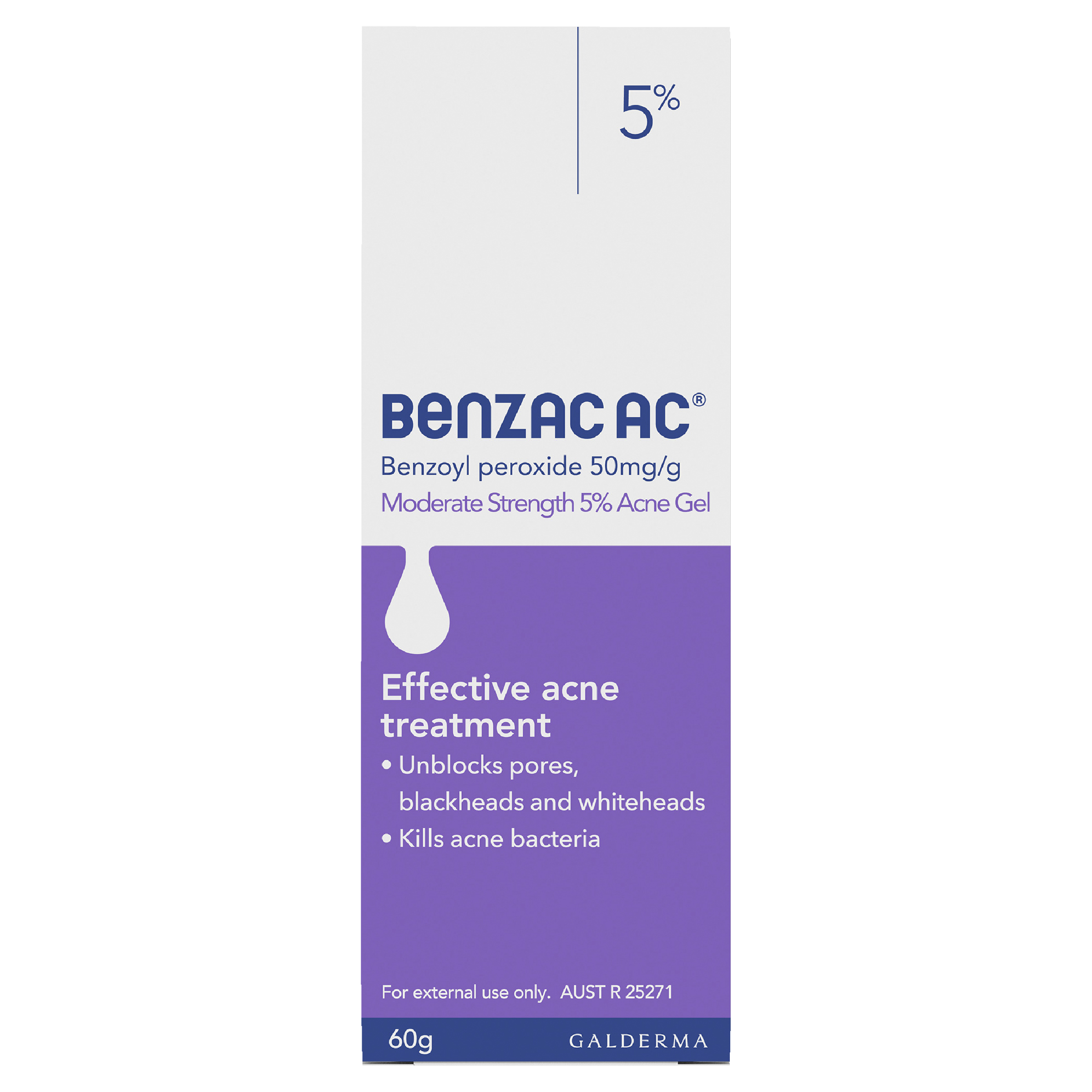 BENZAC AC 5.0% GEL 60G