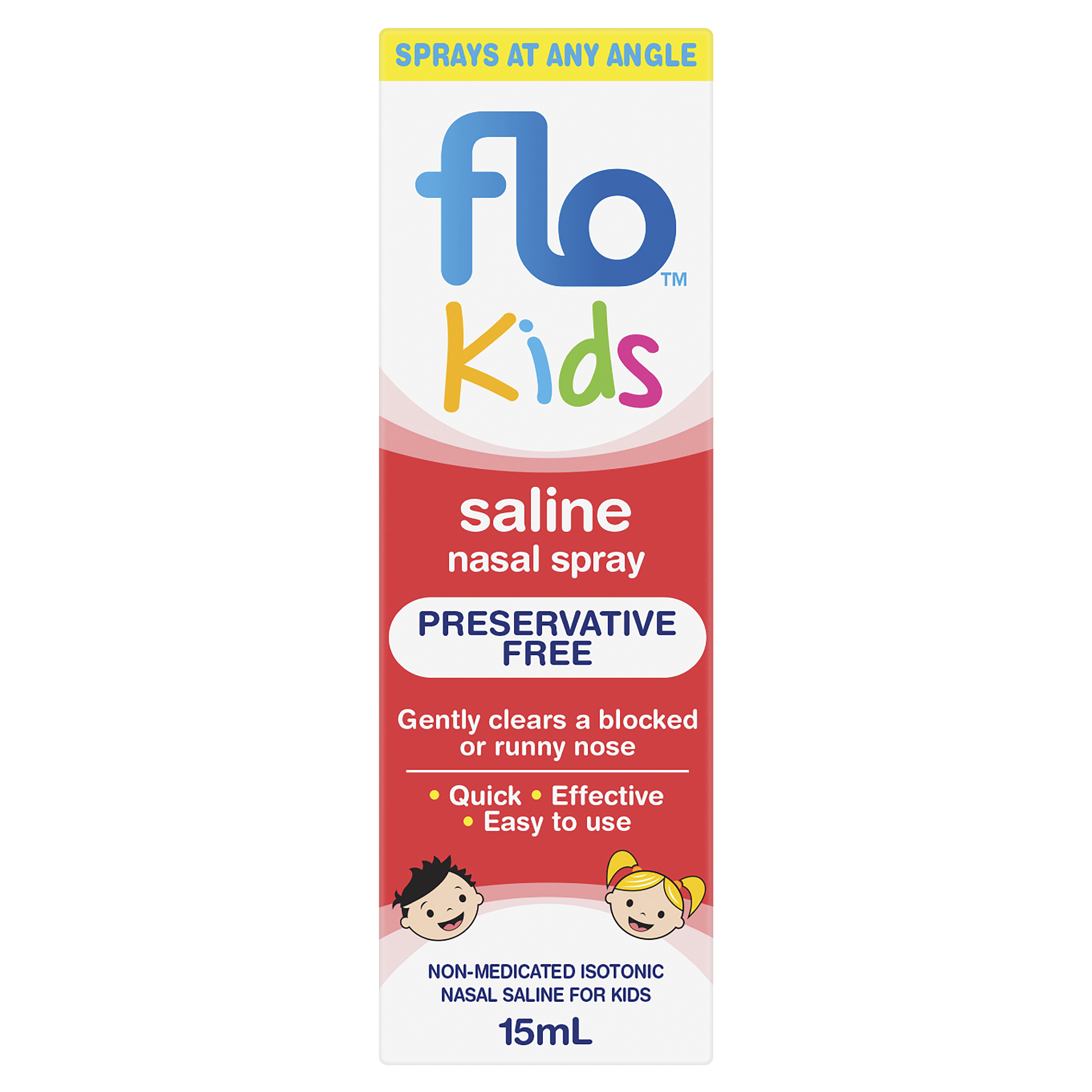 FLO KIDS SALINE NASAL SPRAY 15ML - Image 2