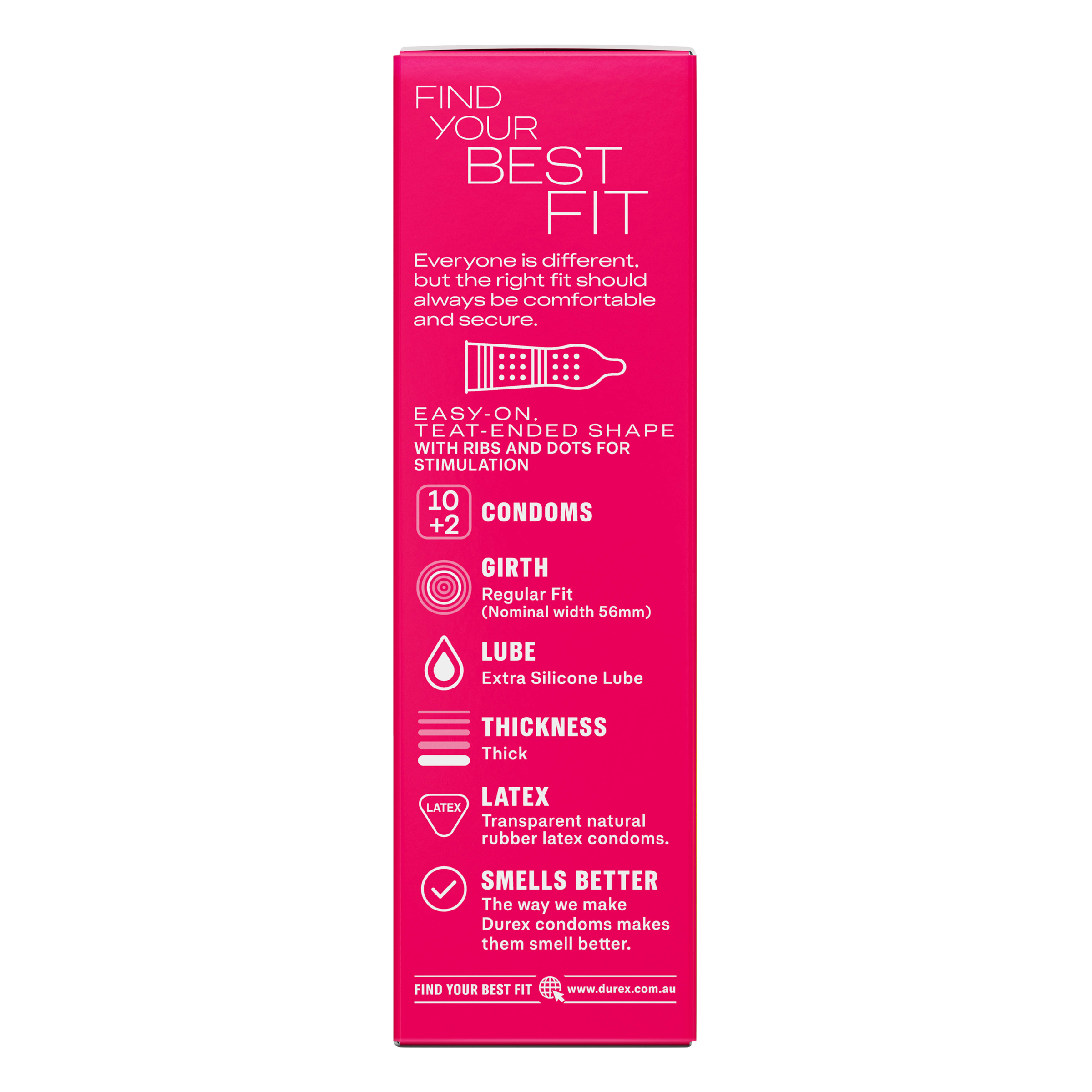 DUREX PLEASURE ME CONDOMS 10 PACK - Image 3