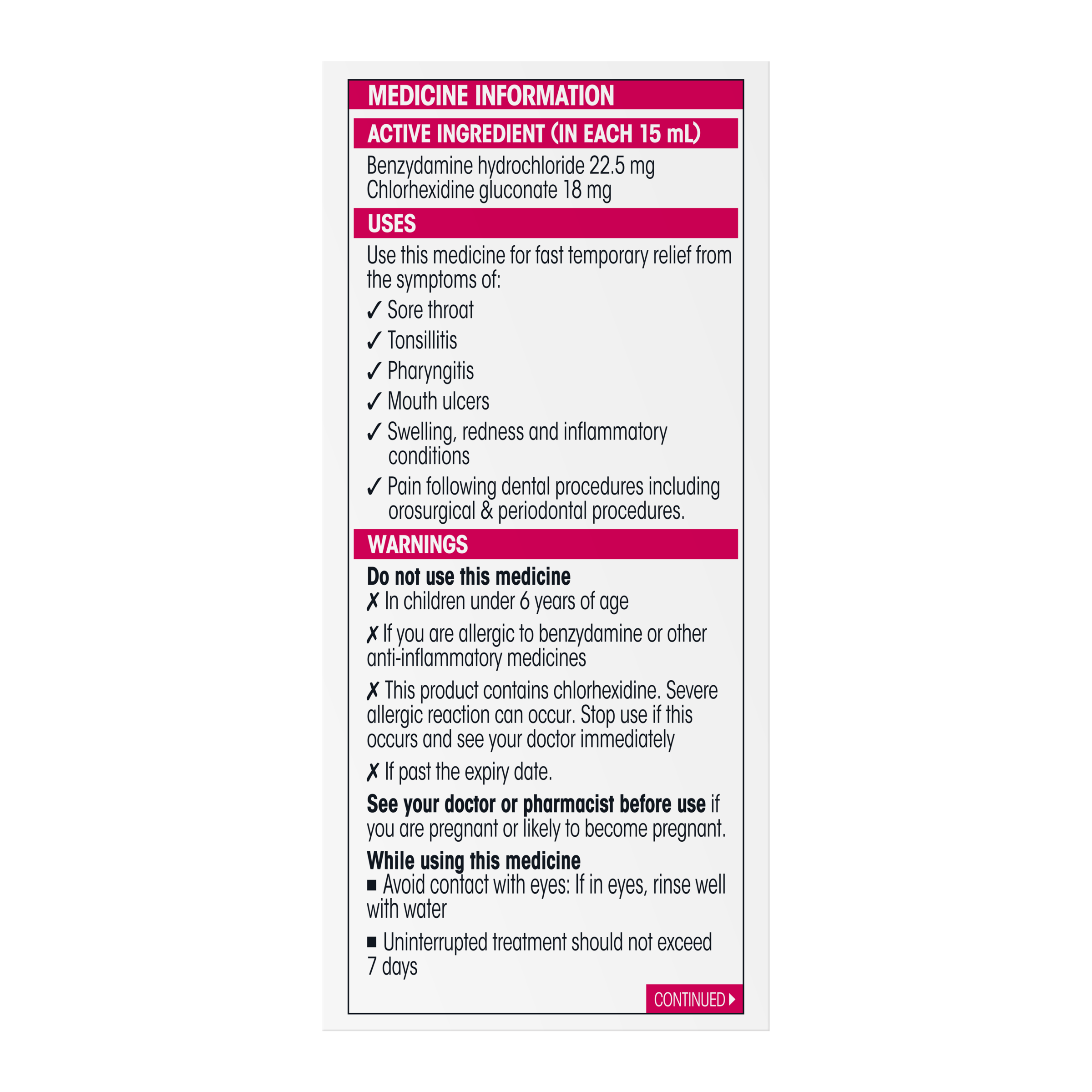 DIFFLAM-C SORE THROAT SOLUTION 200ML - Image 4