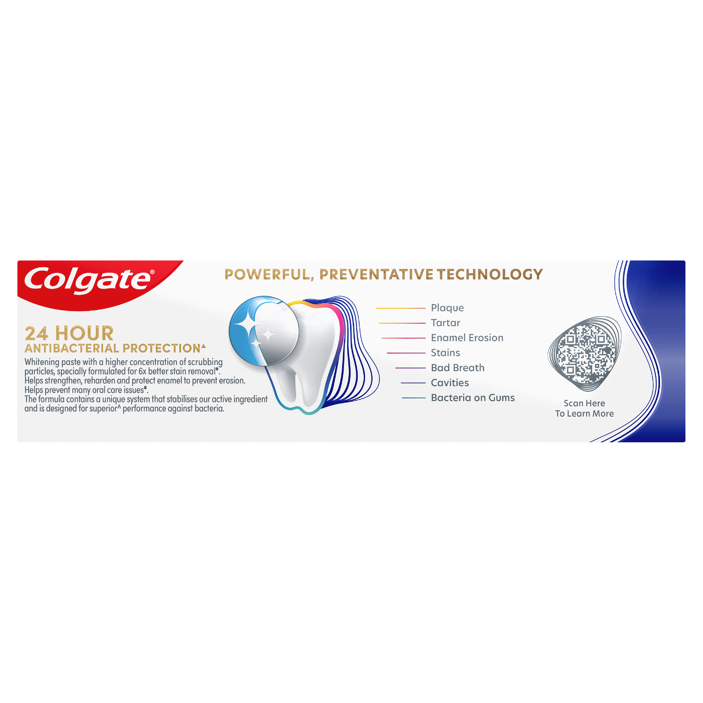 COLGATE TOOTHPASTE TOTAL ADVANCED WHITENING 115G - Image 2