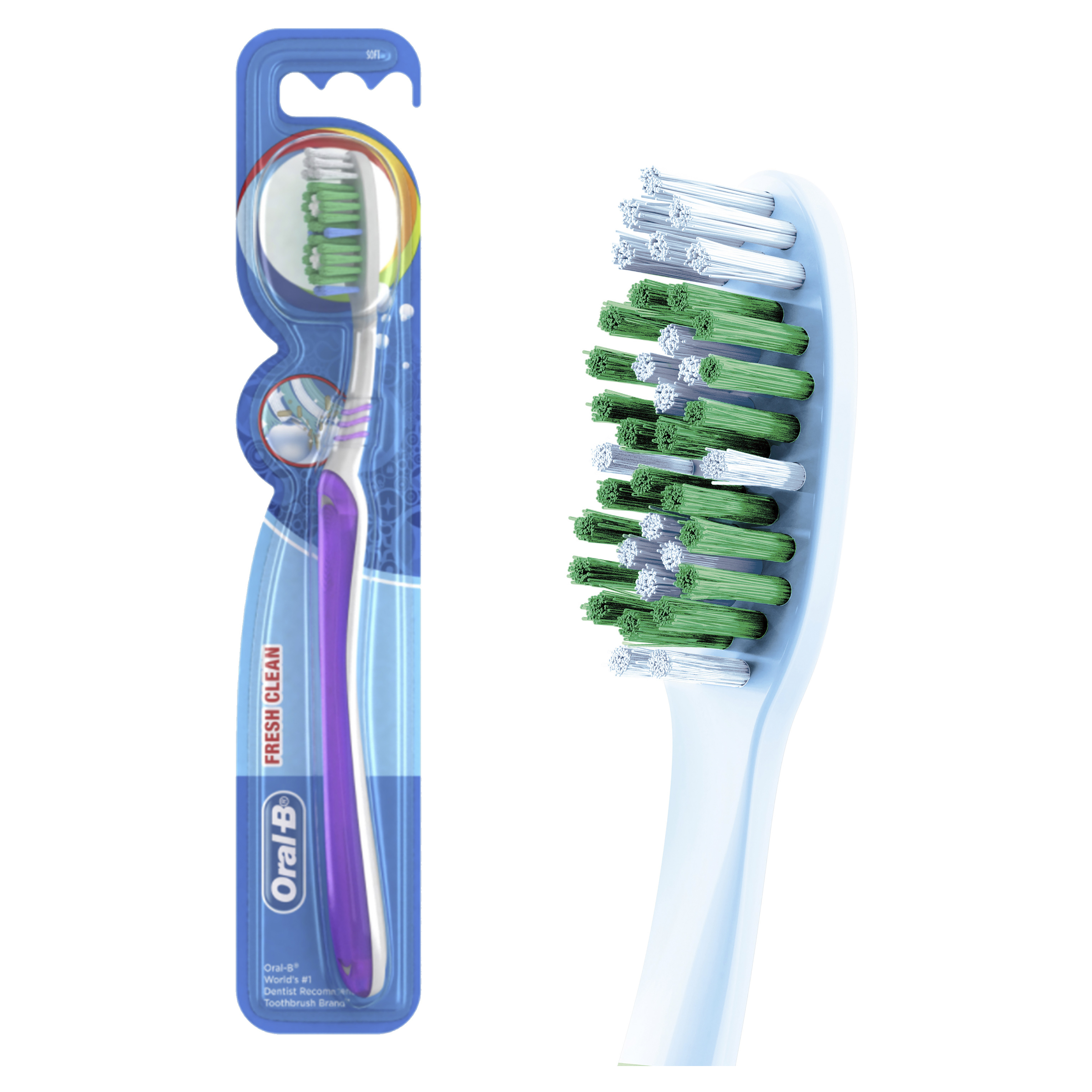 ORAL-B TOOTHBRUSH ALL ROUNDER FRESH CLEAN SOFT 1 PACK - Image 4