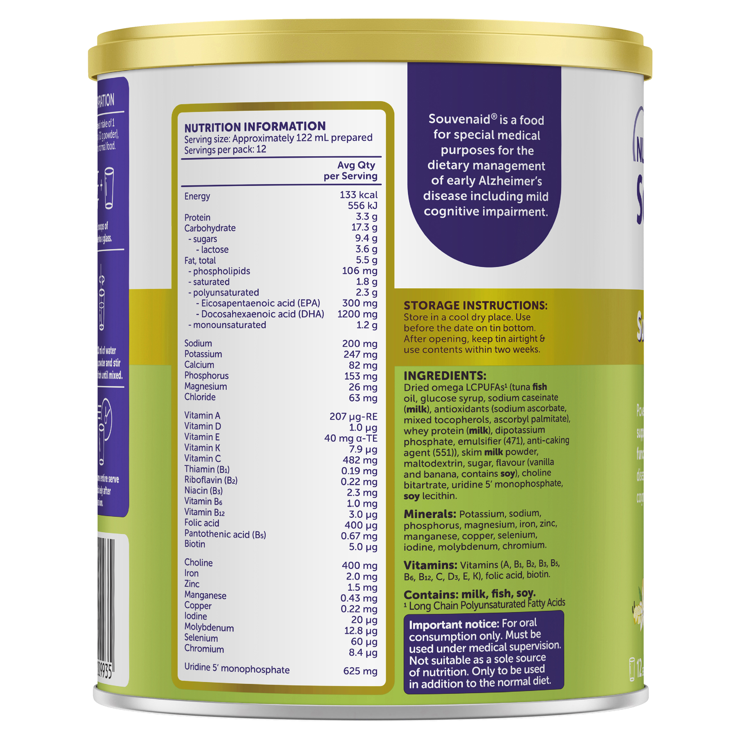 SOUVENAID LEMON AND ORANGE POWDER 360G - Image 3