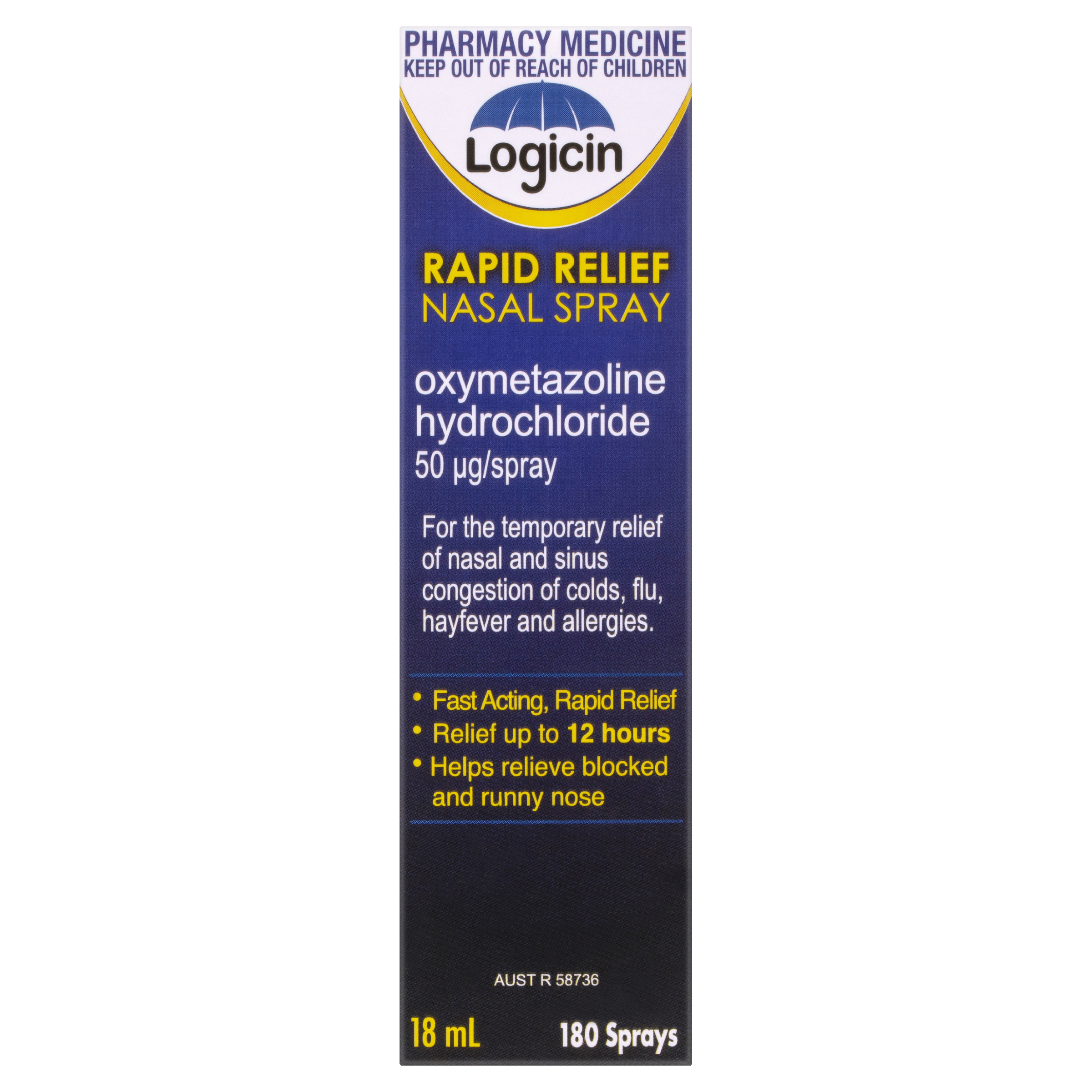 LOGICIN NASAL SPRAY 18ML - Image 2