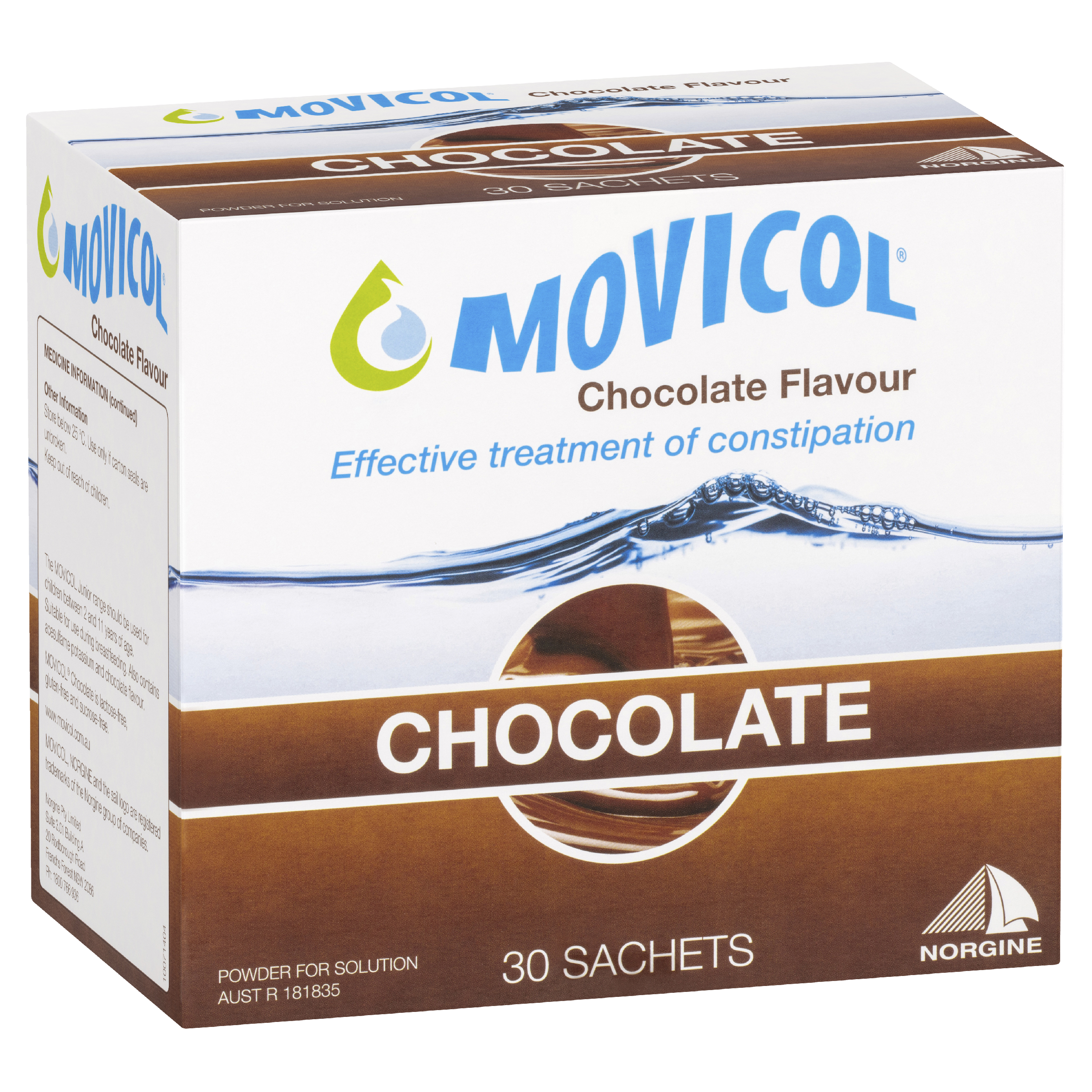 MOVICOL CHOCOLATE SACHETS 30 PACK
