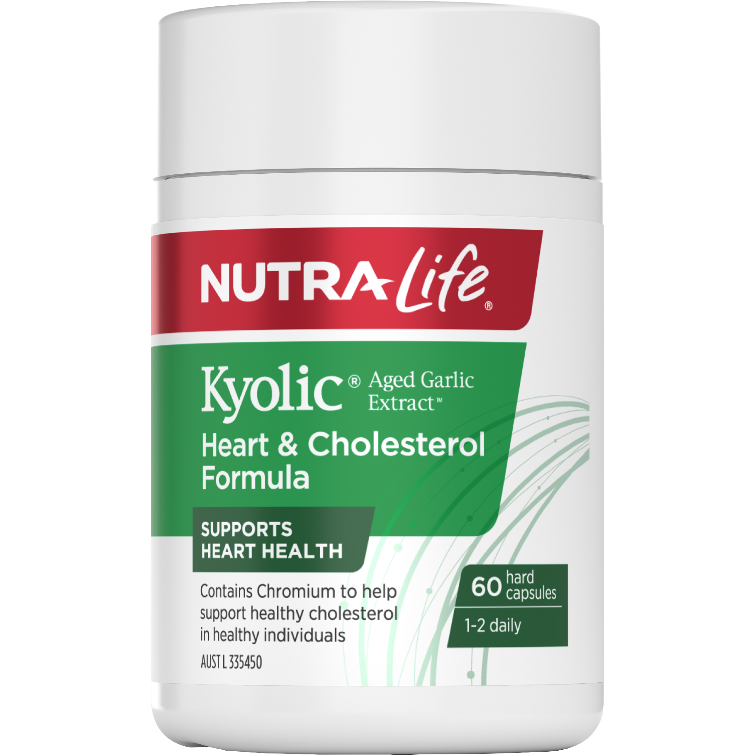 NUTRALIFE KYOLIC AGED GARLIC EXTRACT HEART & CHOLESTEROL 60 TABLETS