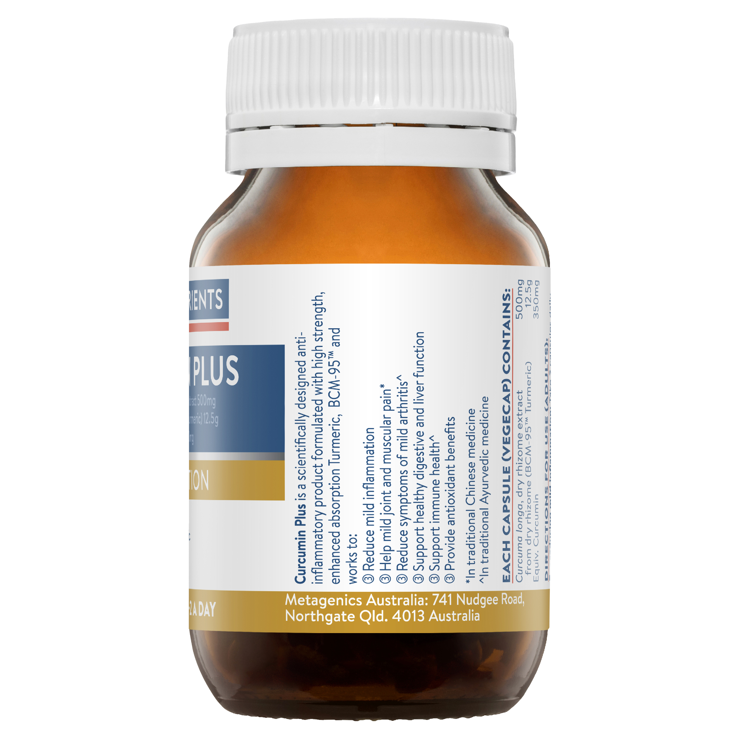 ETHICAL NUTRIENTS CURCUMIN PLUS 30 CAPSULES - Image 3
