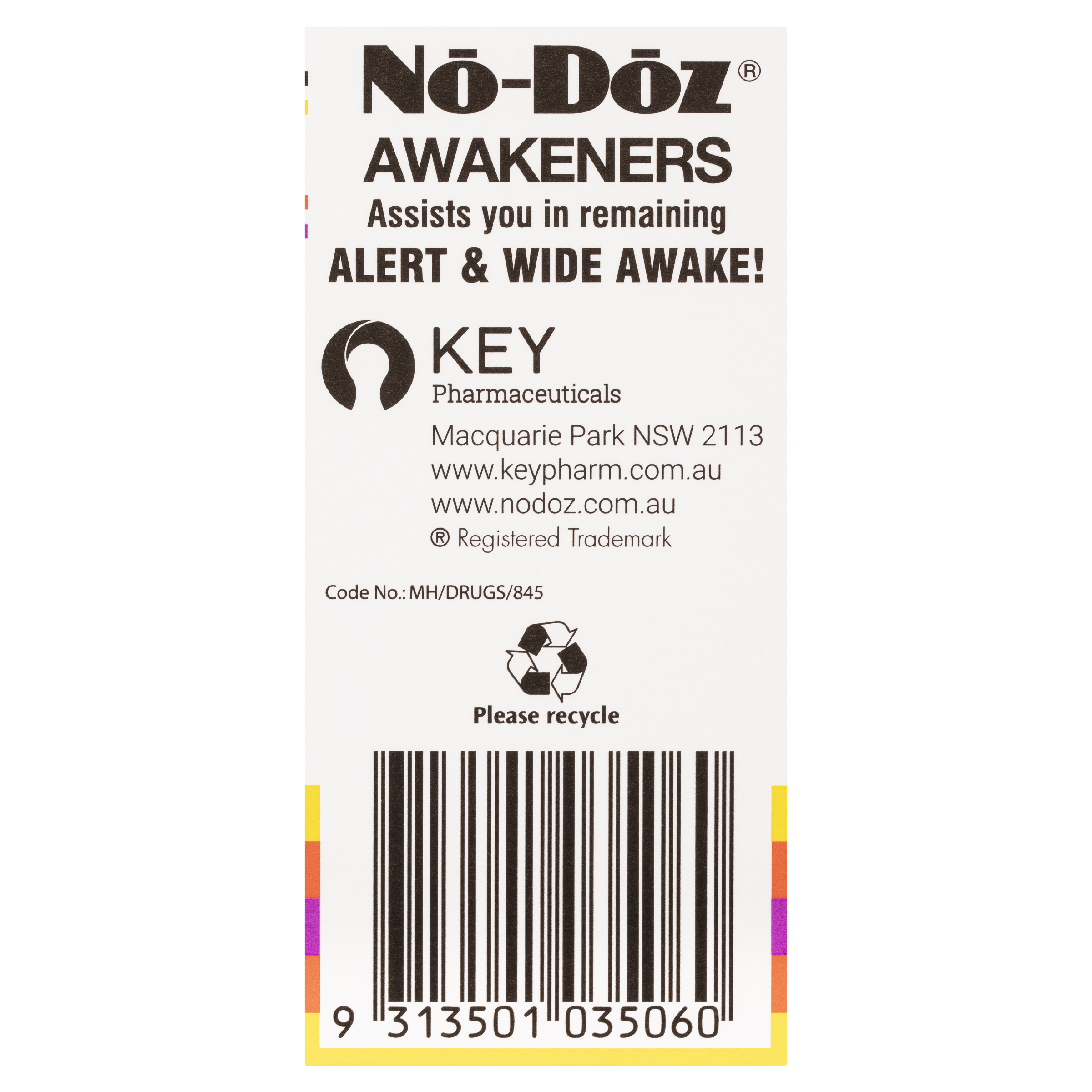 NO DOZ AWAKENERS 100 TABLETS - Image 3