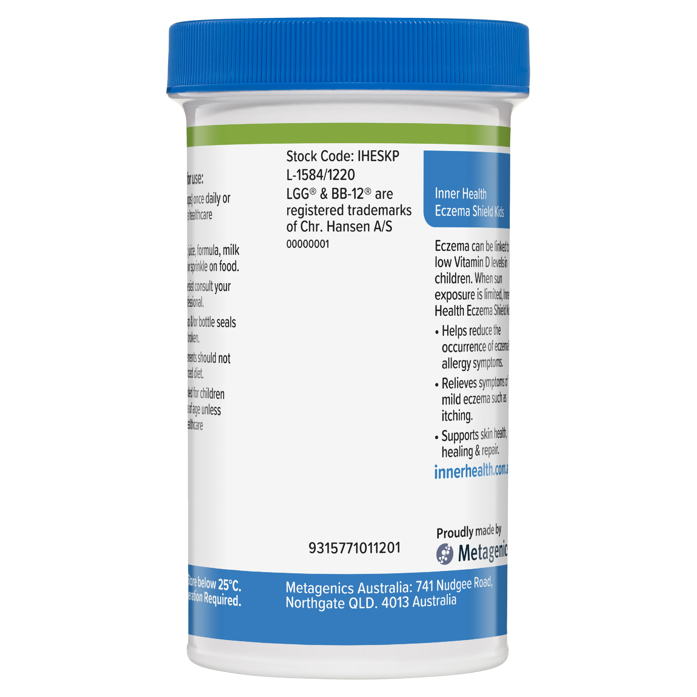 INNER HEALTH ECZEMA SHIELD KIDS POWDER 60G - Image 3