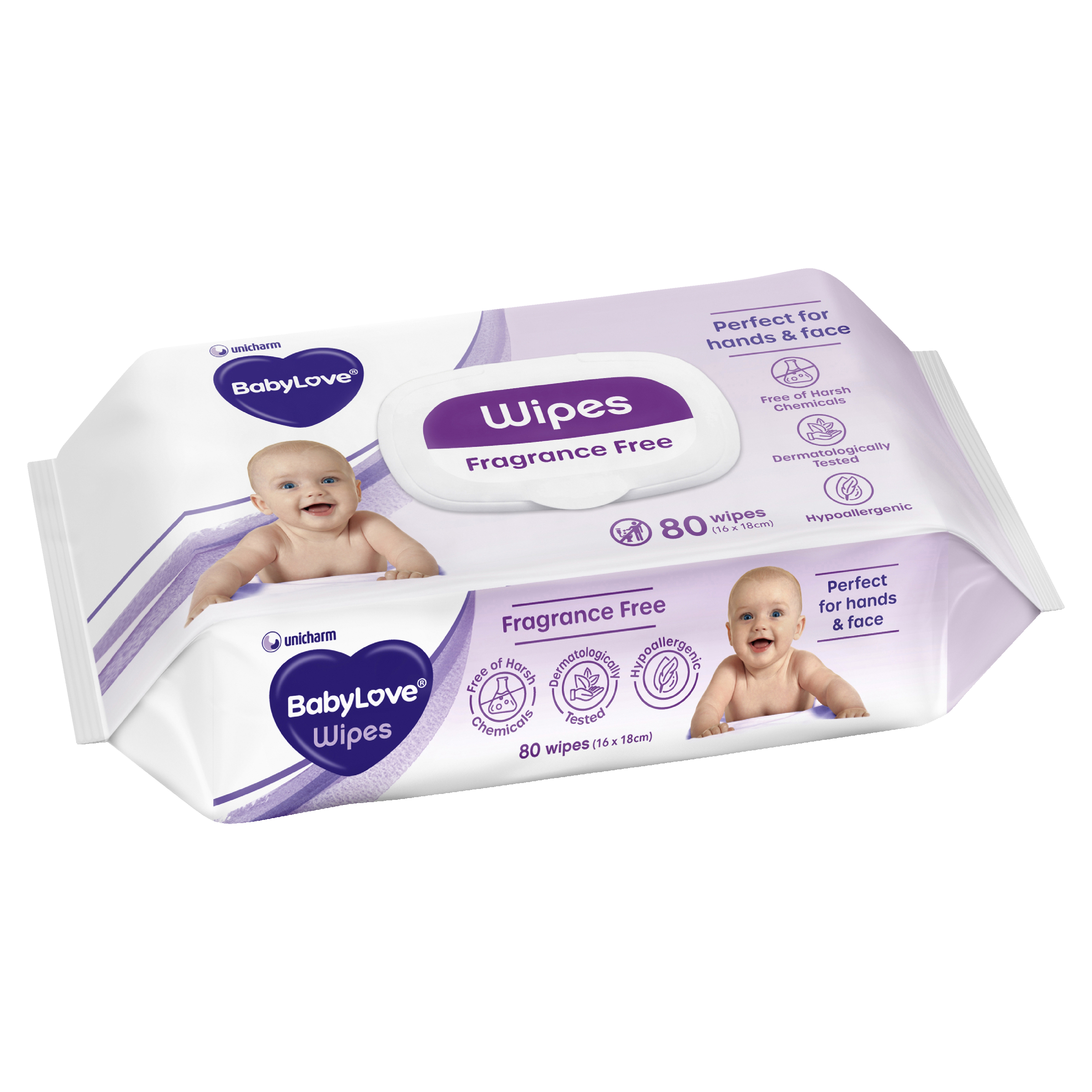 BABYLOVE BABY WIPES EVERDAY 80 PACK