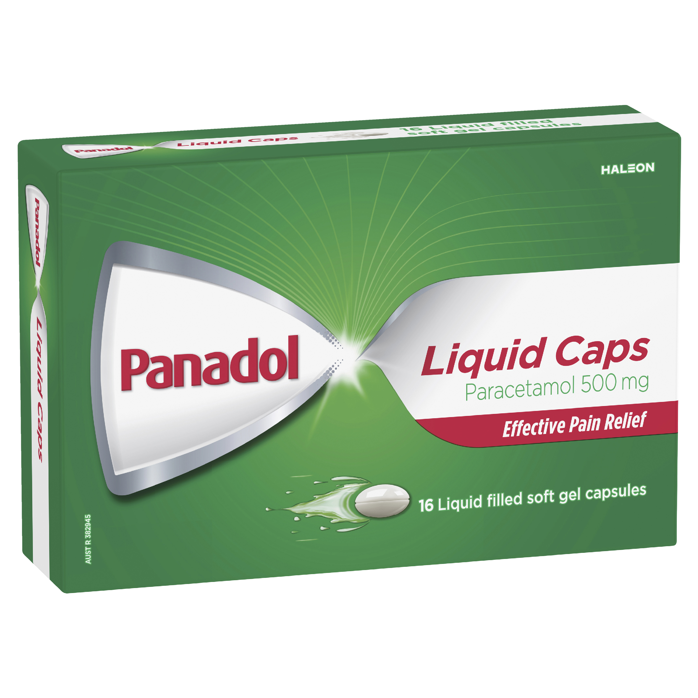PANADOL 500MG 16 LIQUID CAPSULES