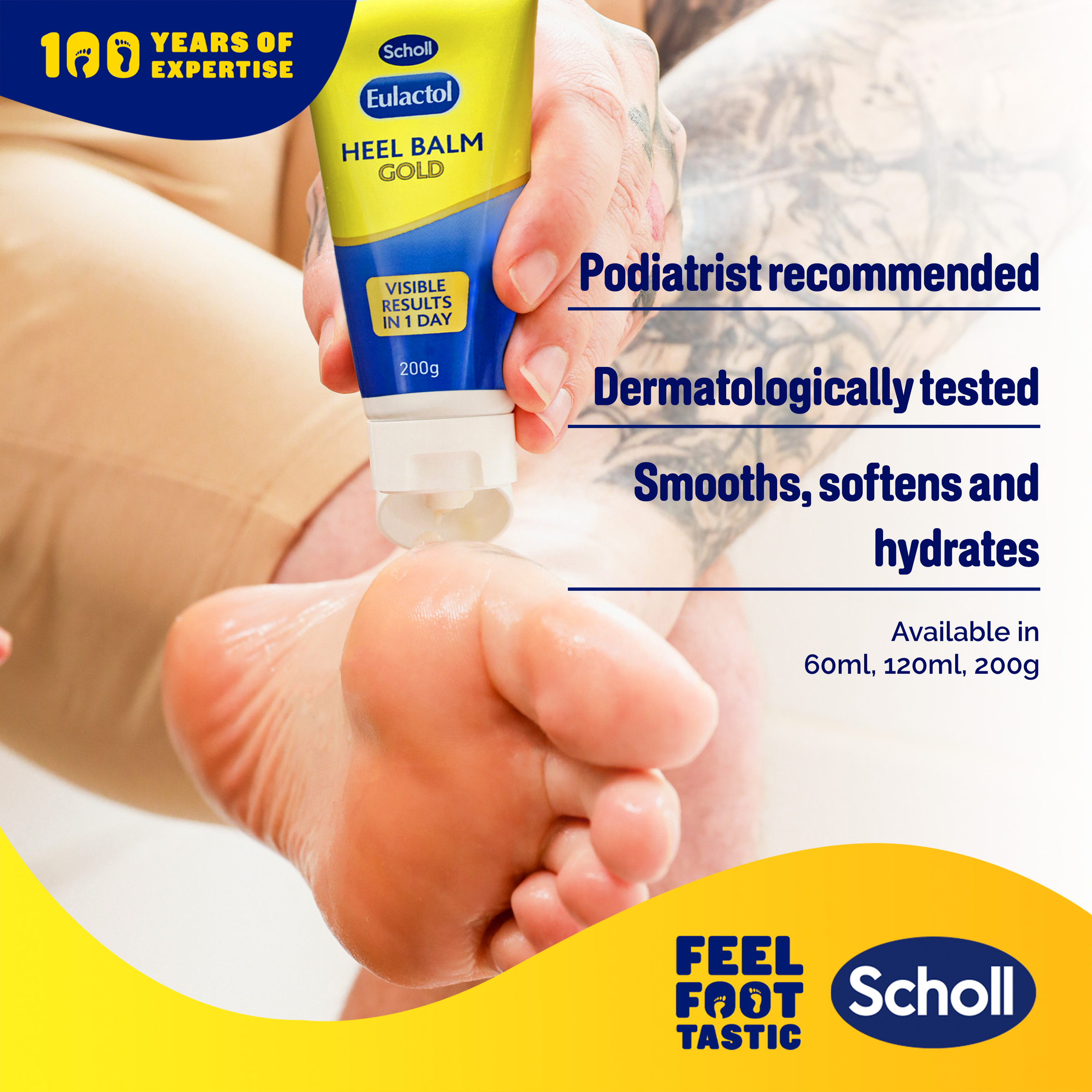 EULACTOL HEEL BALM GOLD 60ML - Image 3