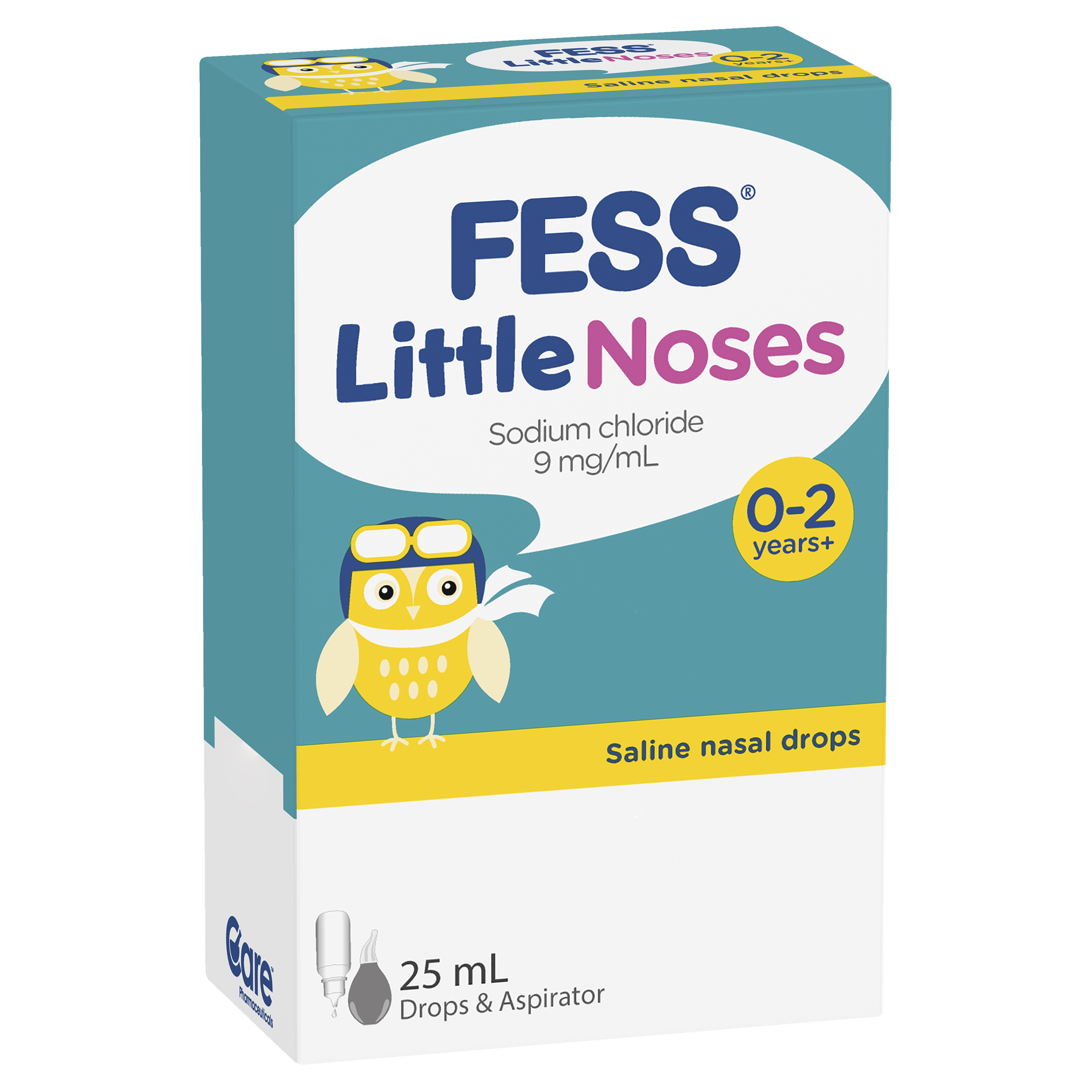 FESS LITTLE NOSES SALINE DROPS + ASPIRATOR 25ML - Image 8