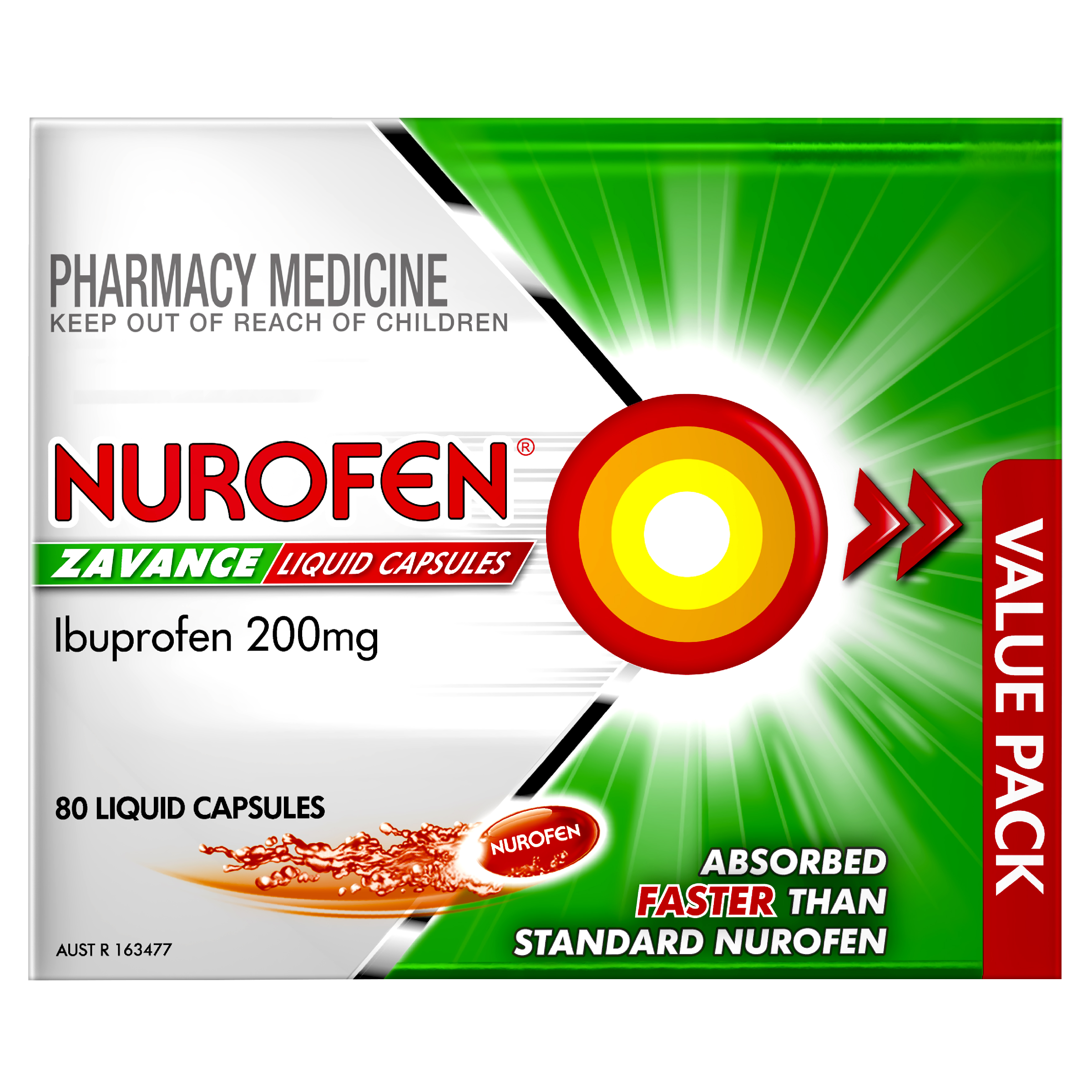 NUROFEN ZAVANCE LIQUID 80 CAPSULES - Image 2