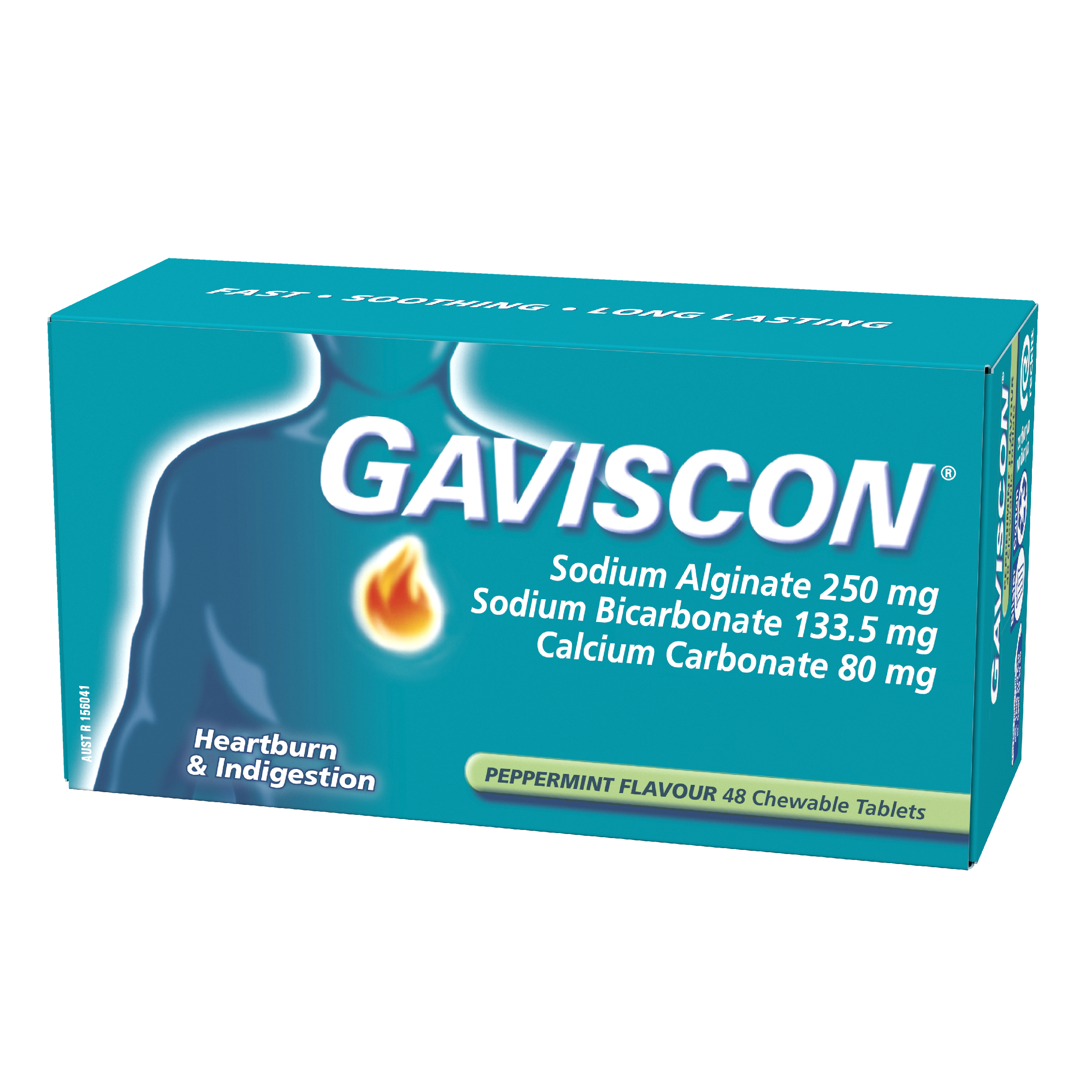 GAVISCON PEPPERMINT 48 TABLETS - Image 3