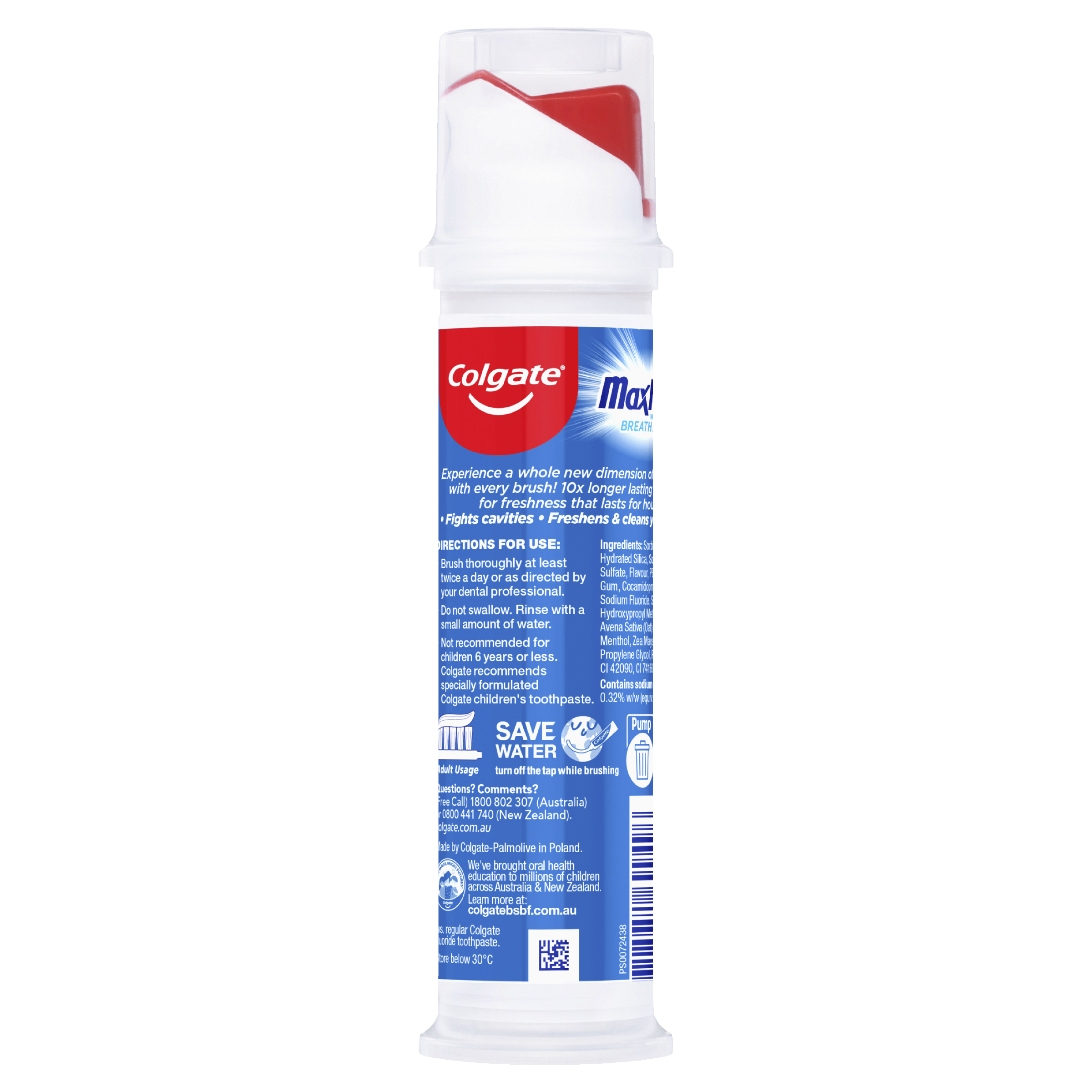 COLGATE TOOTHPASTE COOLMINT PUMP 130G - Image 2