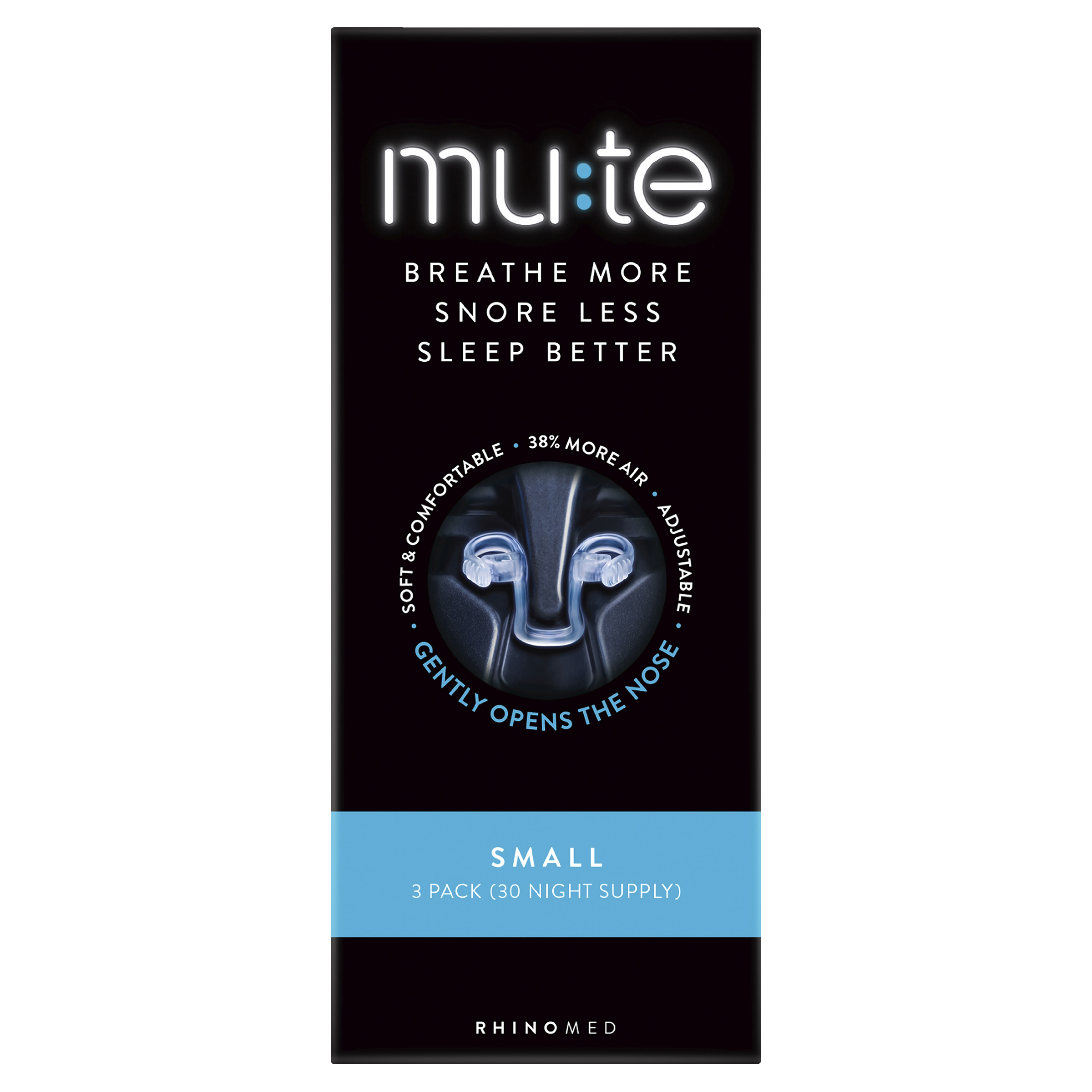 MUTE NASAL DEVICE SMALL 3 PACK - Image 2