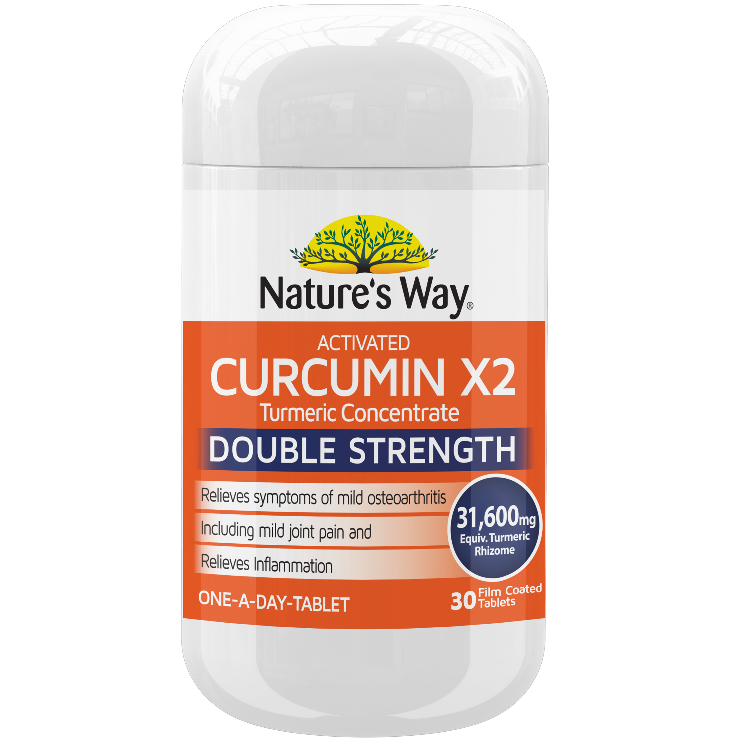 NATURES WAY ACTIVATED CURCUMIN 60 TABLETS