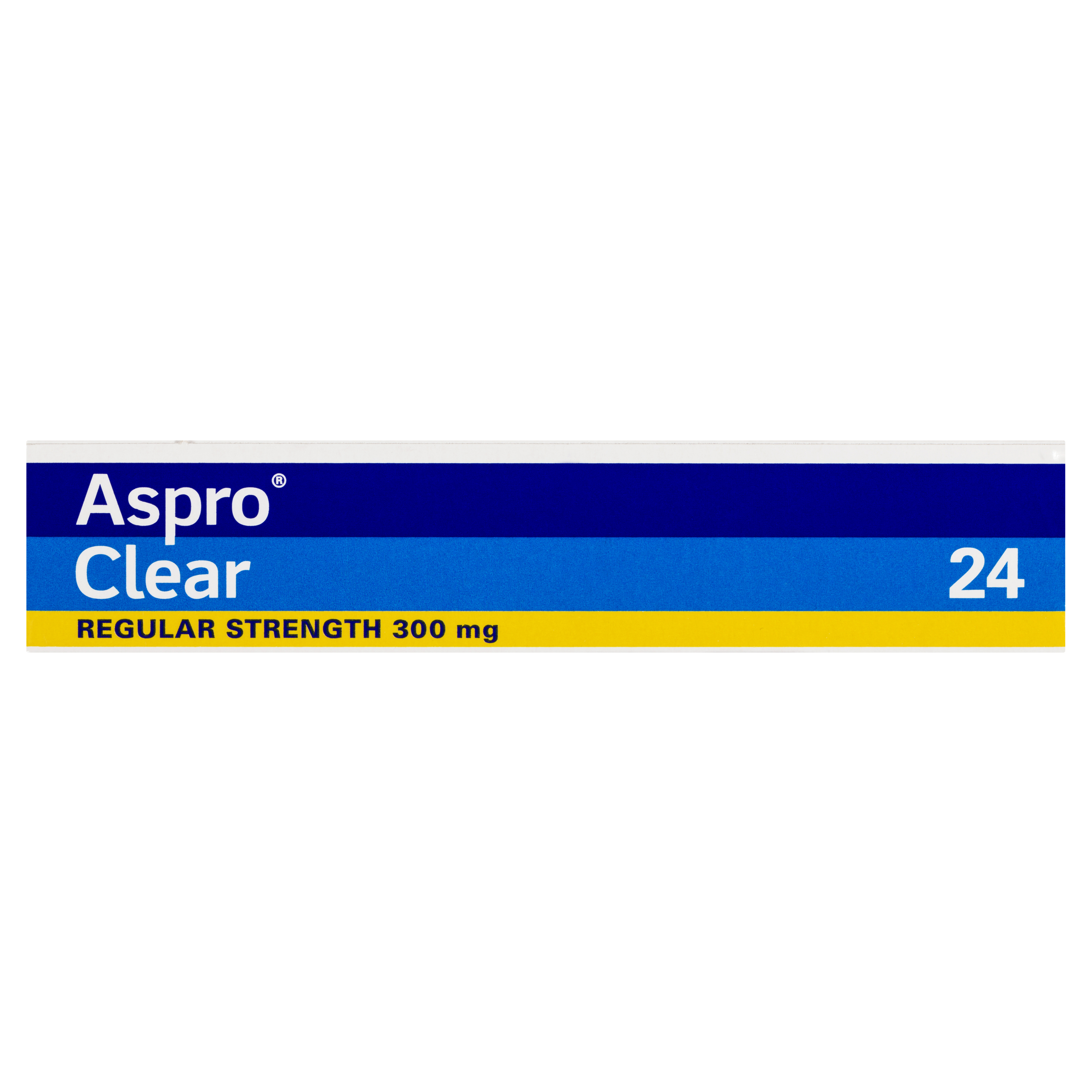 ASPRO CLEAR ASPIRIN 300MG 24 EFFERVESCENT TABLETS - Image 6