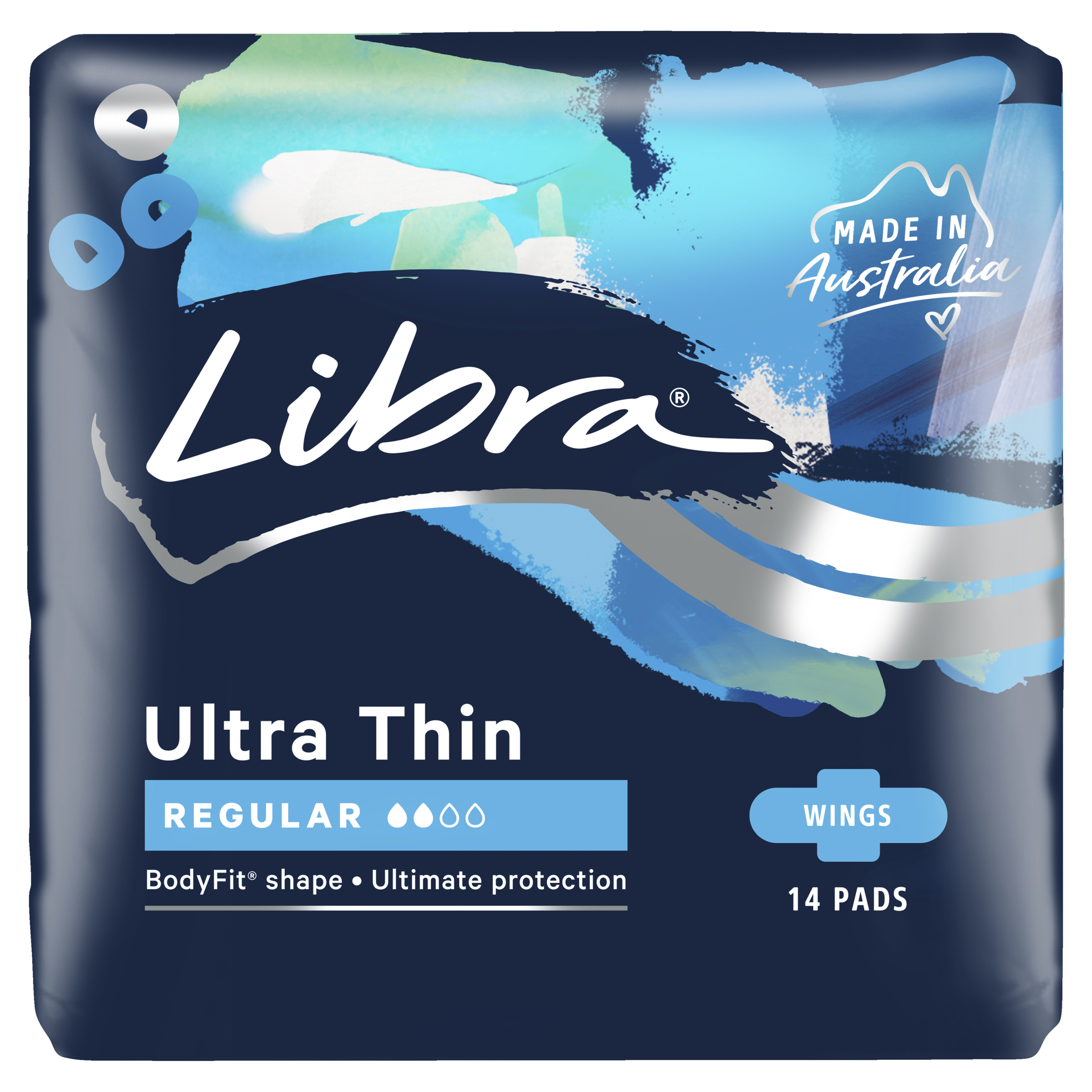 LIBRA PADS ULTRA THIN REGULAR WINGS 14 PACK - Image 2