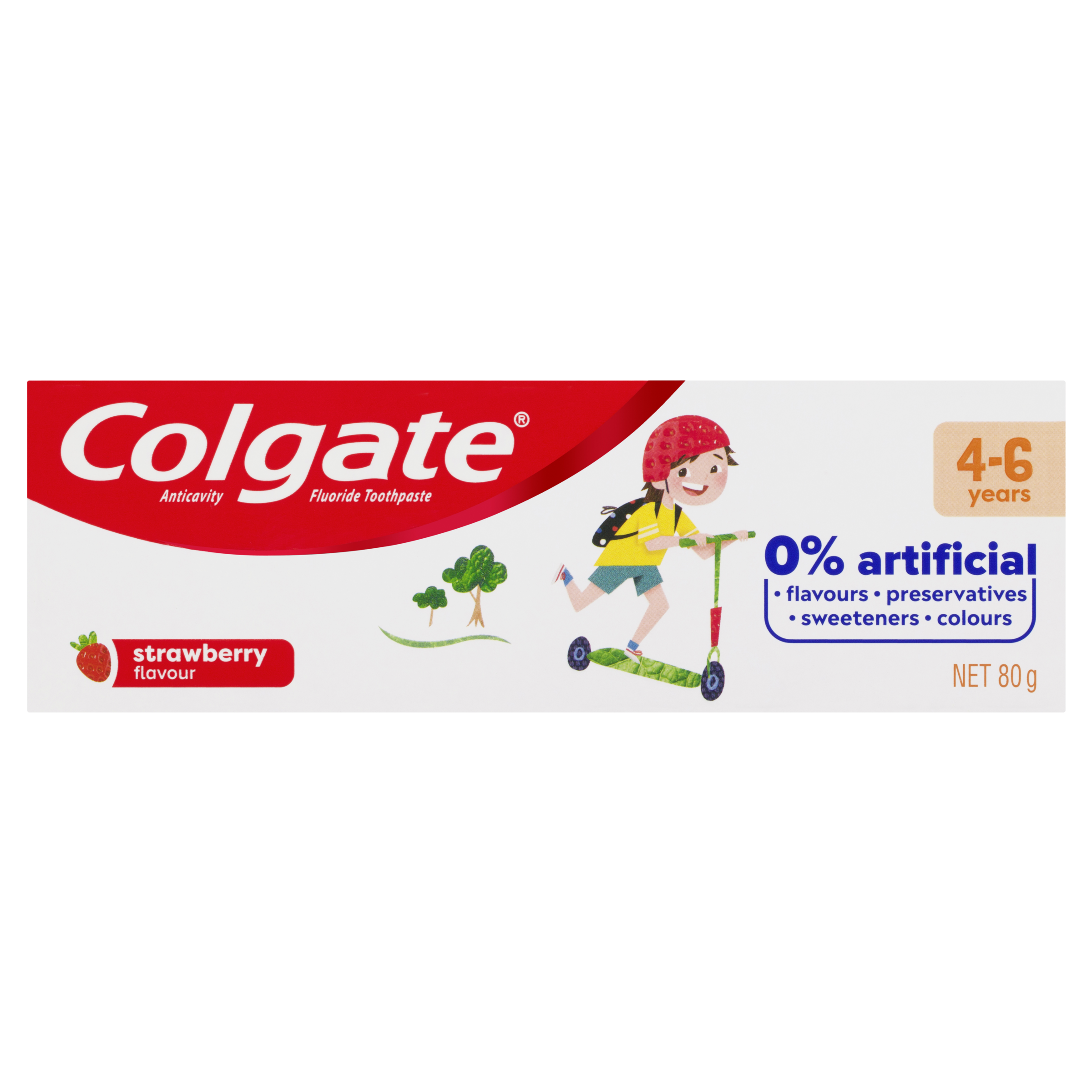 COLGATE TOOTHPASTE KIDS STRAWBERRY 4-6 YEARS 80G - Image 2