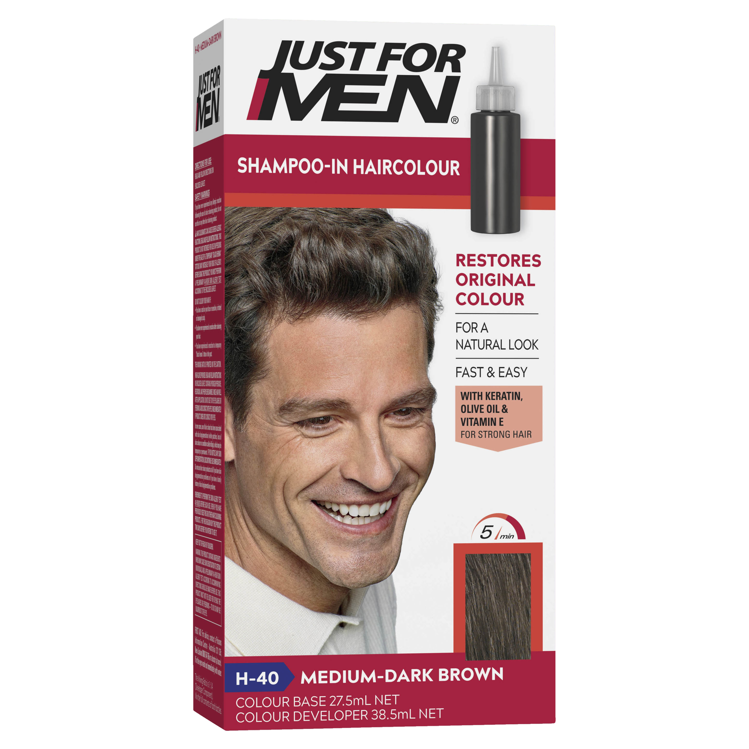 JUST FOR MEN MEDIUM DARK BROWN