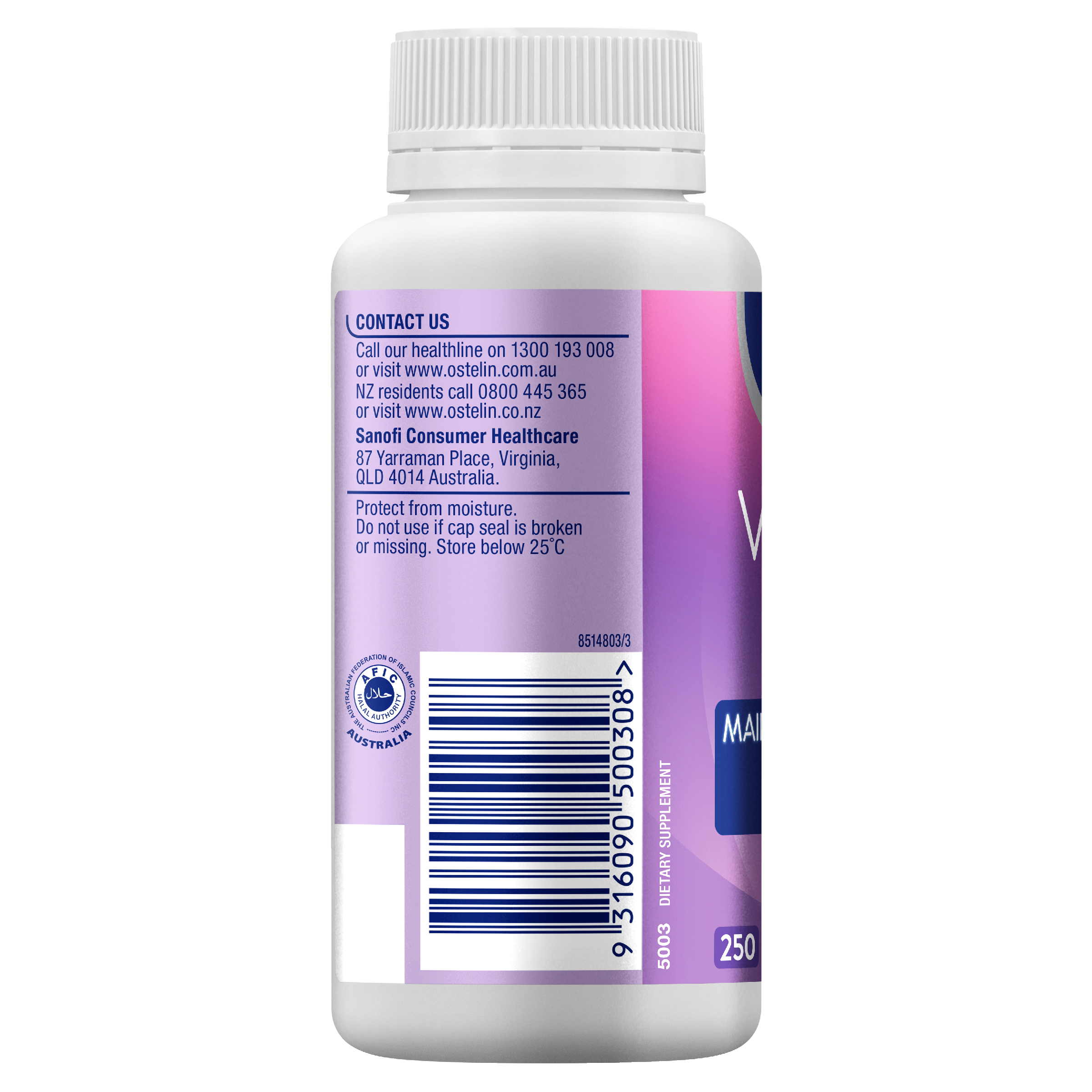OSTELIN VITAMIN D3 1000IU 250 CAPSULES - Image 4